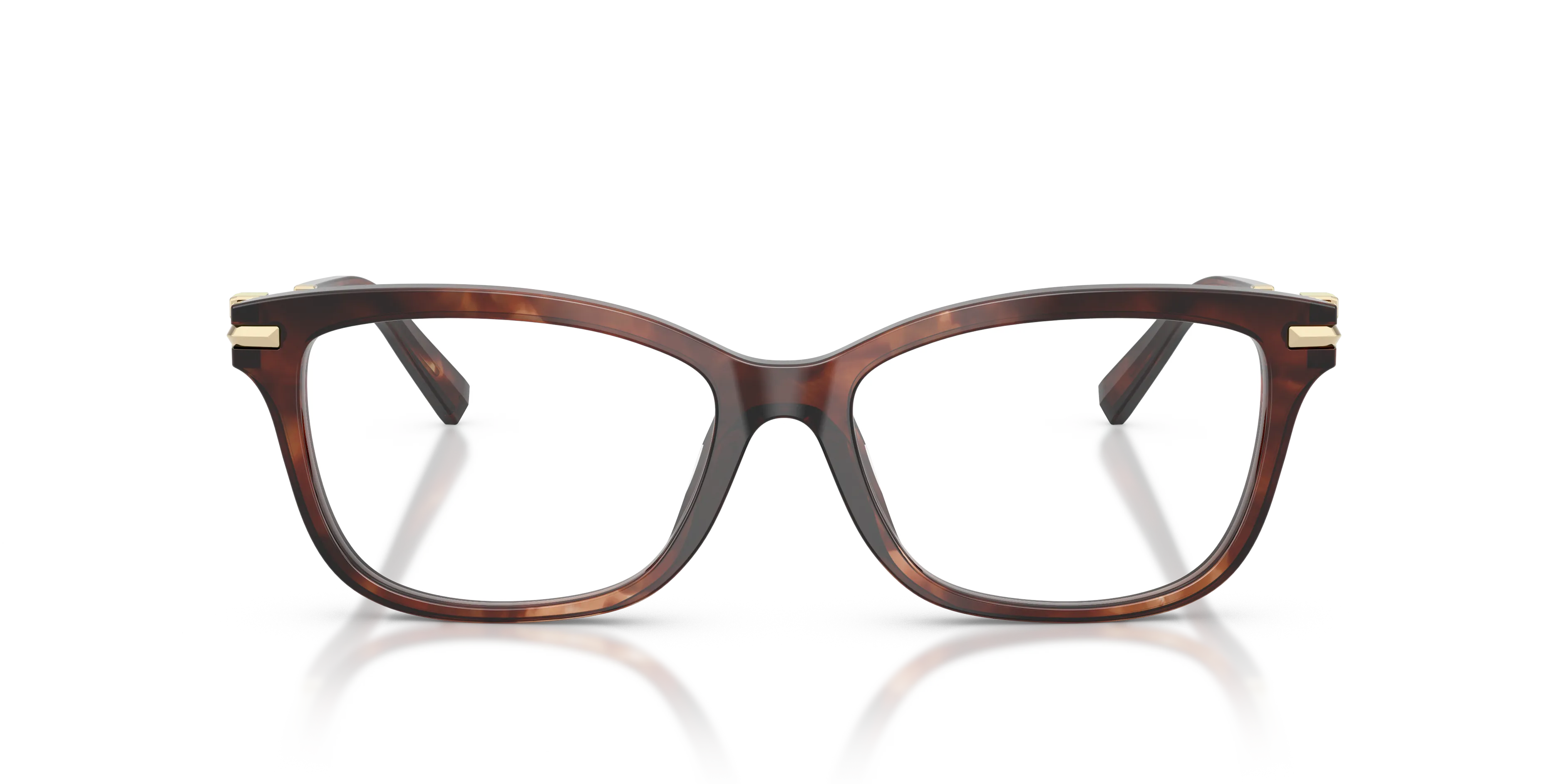 Tiffany TF2288B 8421 Montature da vista Acetato Marrone Trasparente Pillow Normale - immagine 3