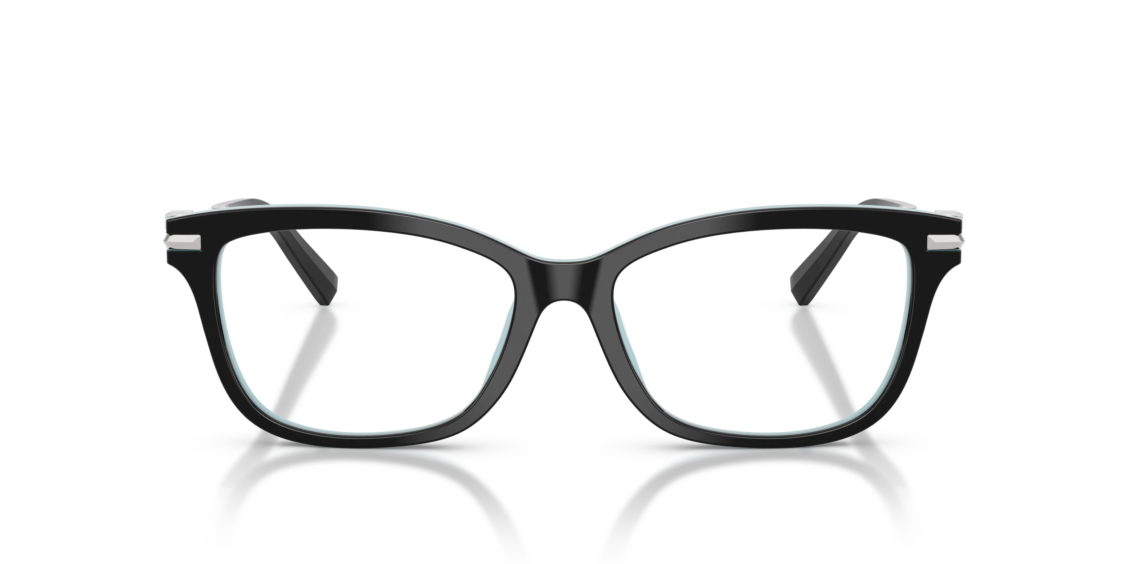 Tiffany TF2288B 8055 Montature da vista Acetato Nero Trasparente Pillow Normale - immagine 3