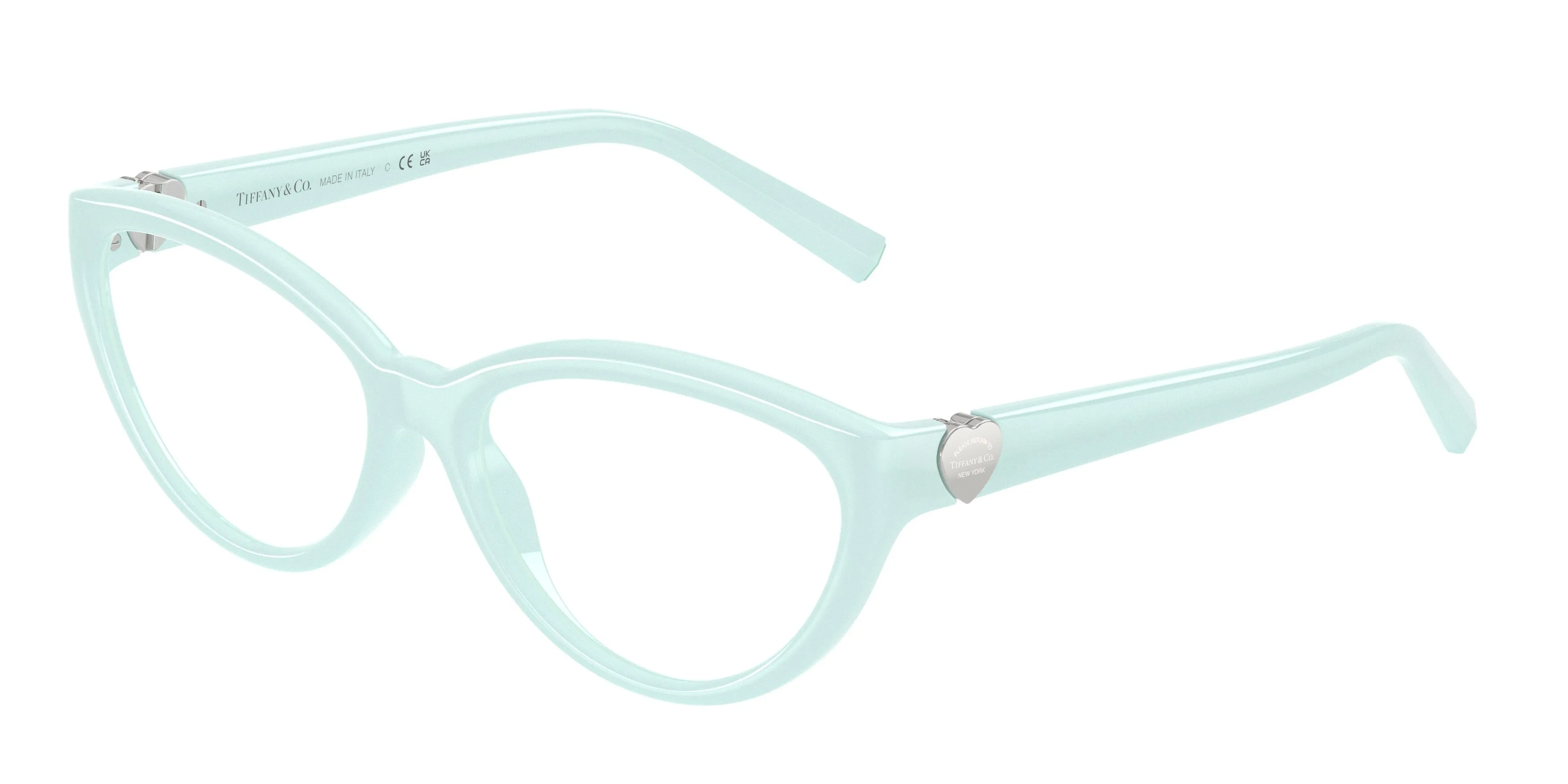 Tiffany TF2287U 8450 Montature da vista Iniettato Blu Trasparente Cat Eye Normale - immagine 1