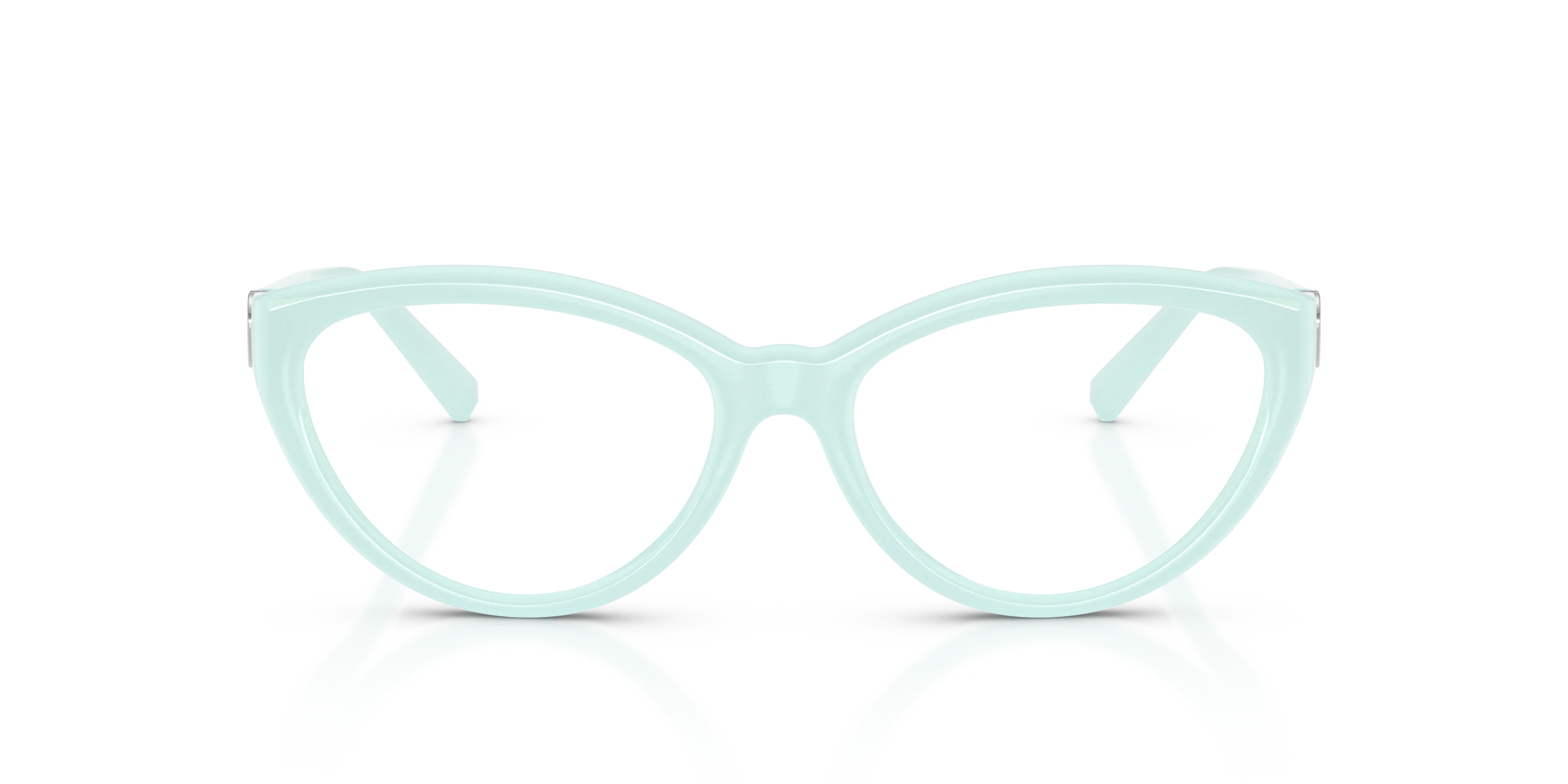 Tiffany TF2287U 8450 Montature da vista Iniettato Blu Trasparente Cat Eye Normale - immagine 3