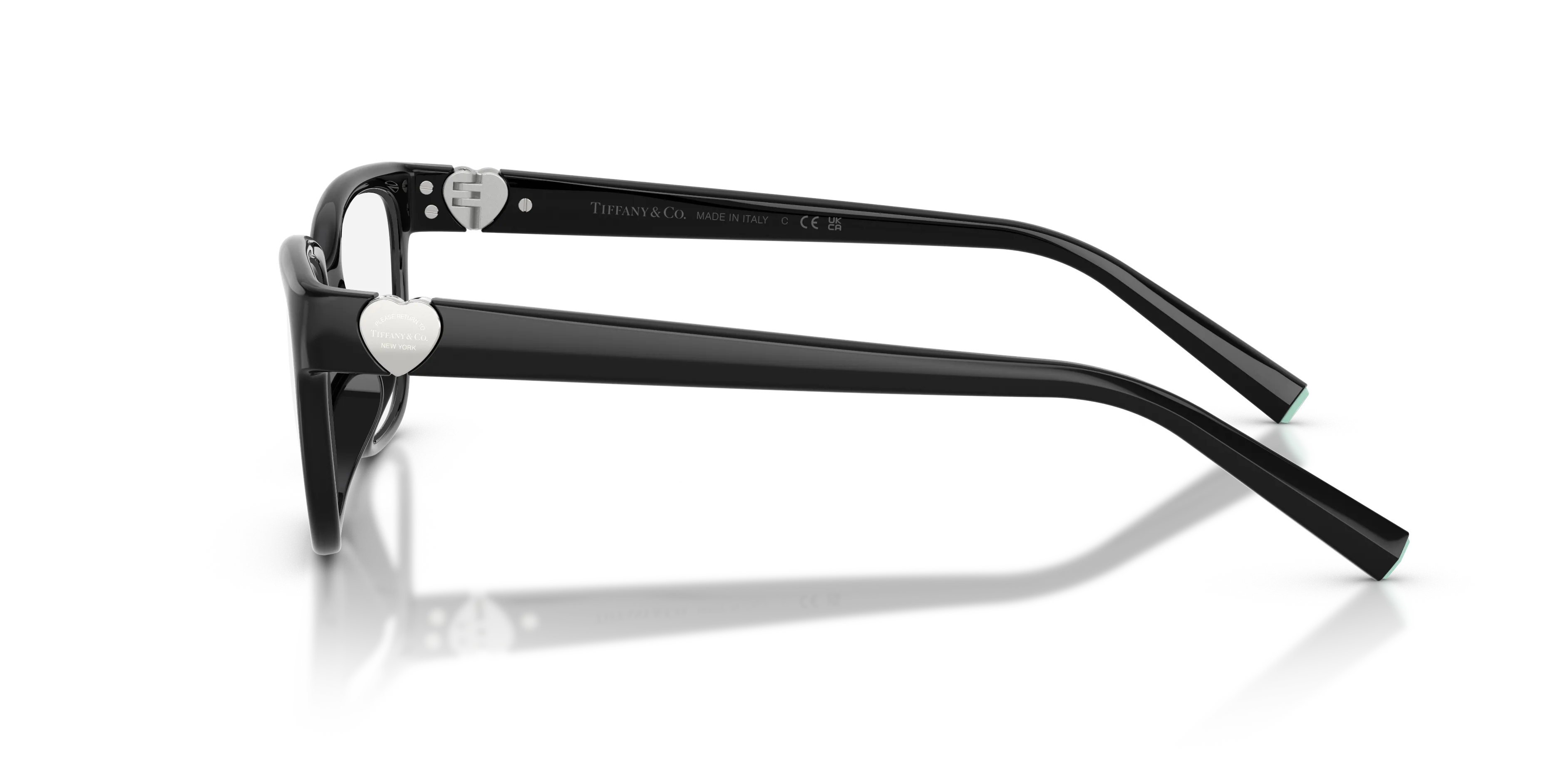 Tiffany TF2286D 8001 Montature da vista Iniettato Nero Trasparente Pillow Normale - immagine 4