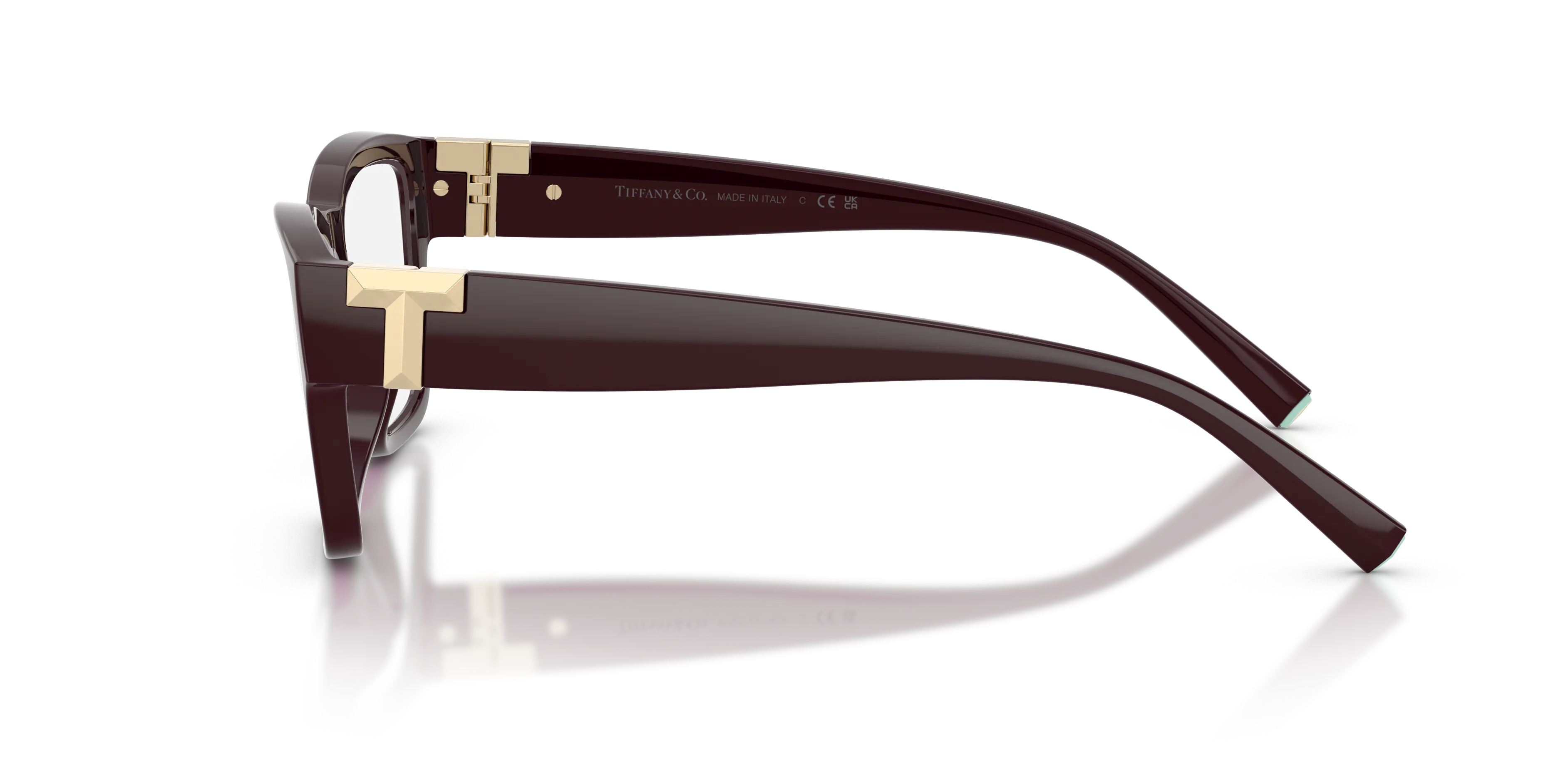 Tiffany TF2285U 8447 Montature da vista Iniettato Viola Trasparente Squadrata Normale - immagine 4