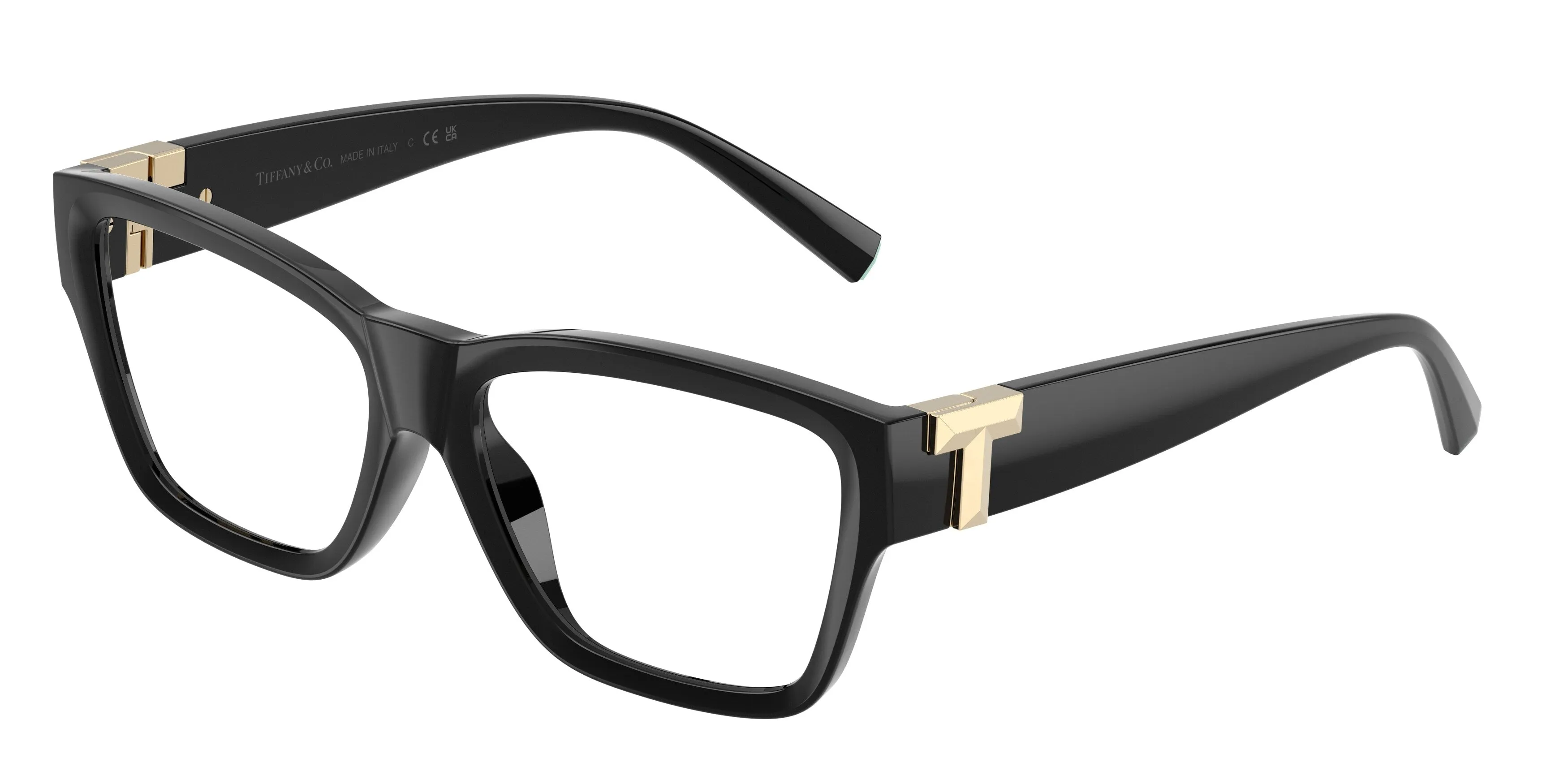 Tiffany TF2285U 8001 Montature da vista Iniettato Nero Trasparente Squadrata Normale - immagine 1