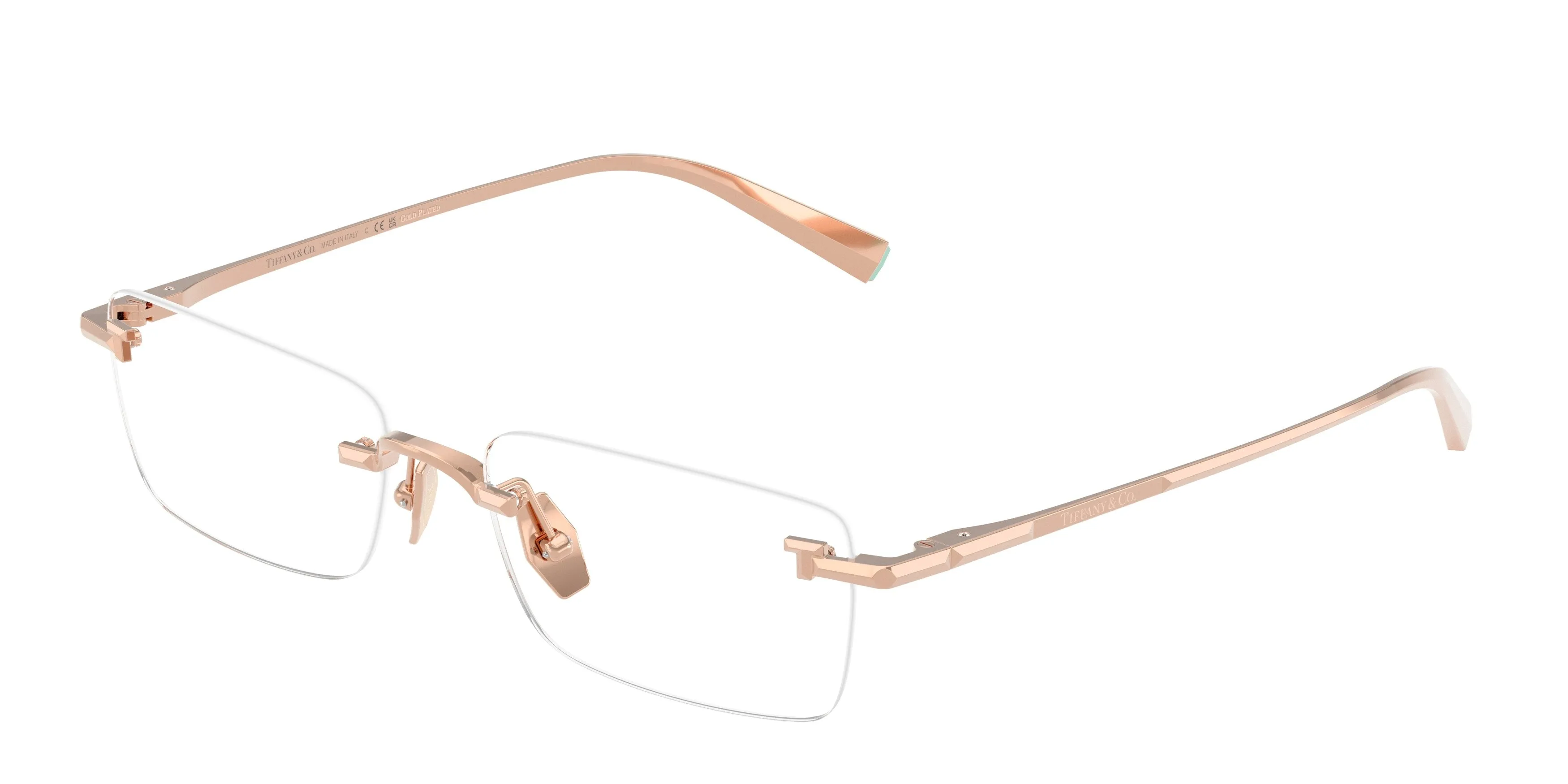 Tiffany TF1177KB 6222 Montature da vista Metallo Oro Trasparente Squadrata Normale - immagine 1