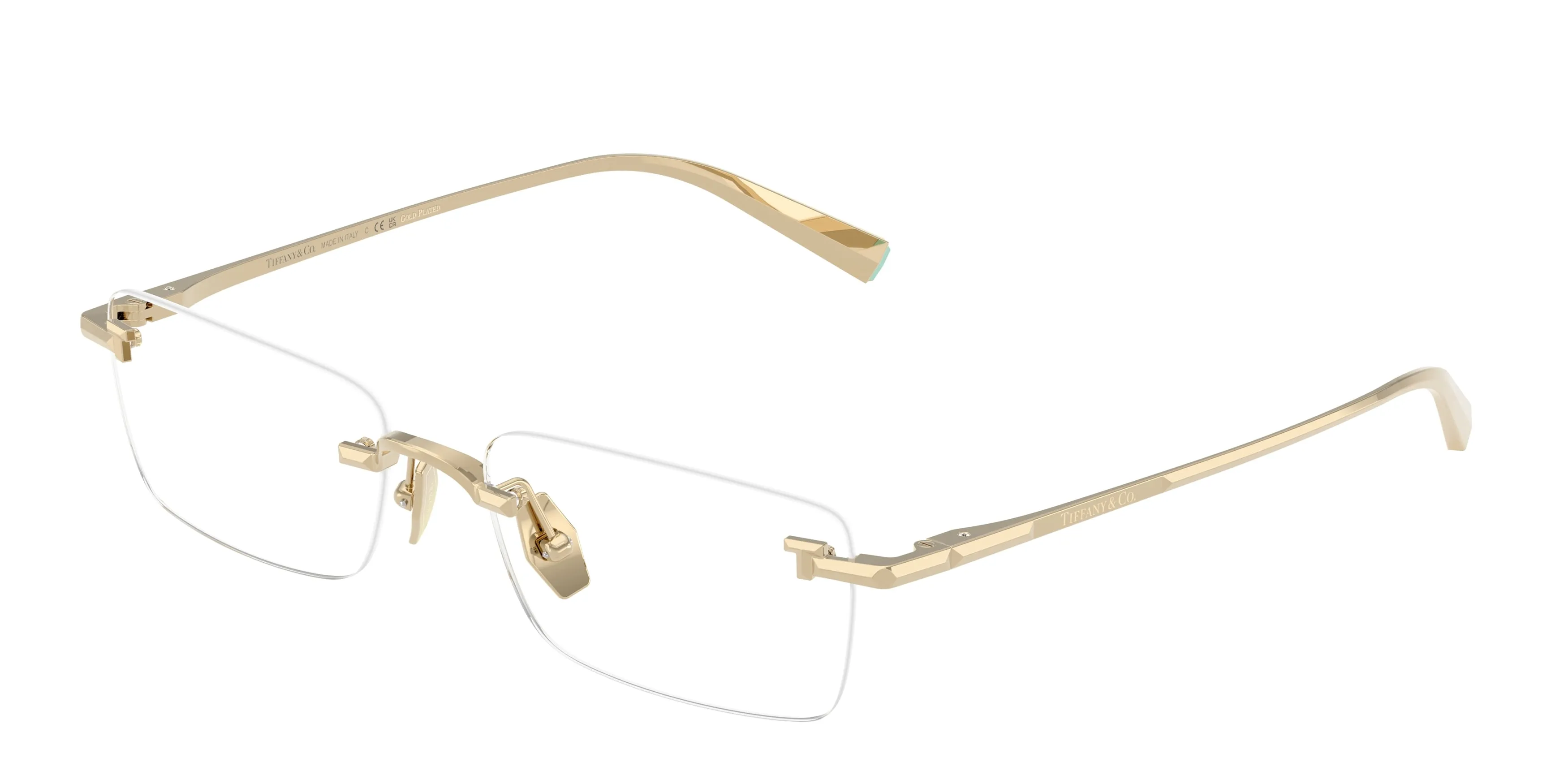 Tiffany TF1177KB 6220 Montature da vista Metallo Oro Trasparente Squadrata Normale - immagine 1