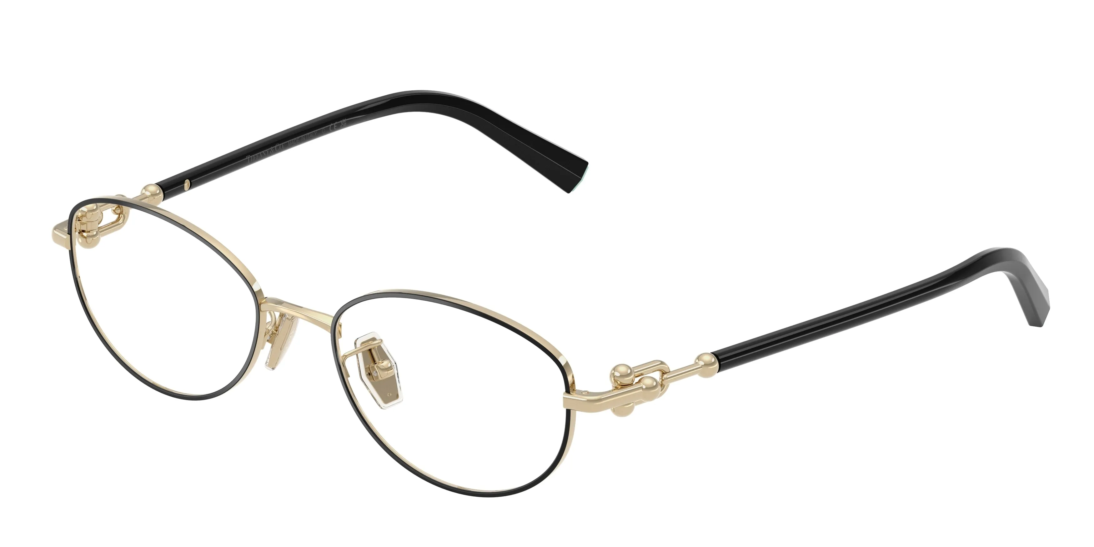 Tiffany TF1176D 6164 Montature da vista Metallo Nero Trasparente Rotonda Normale - immagine 1