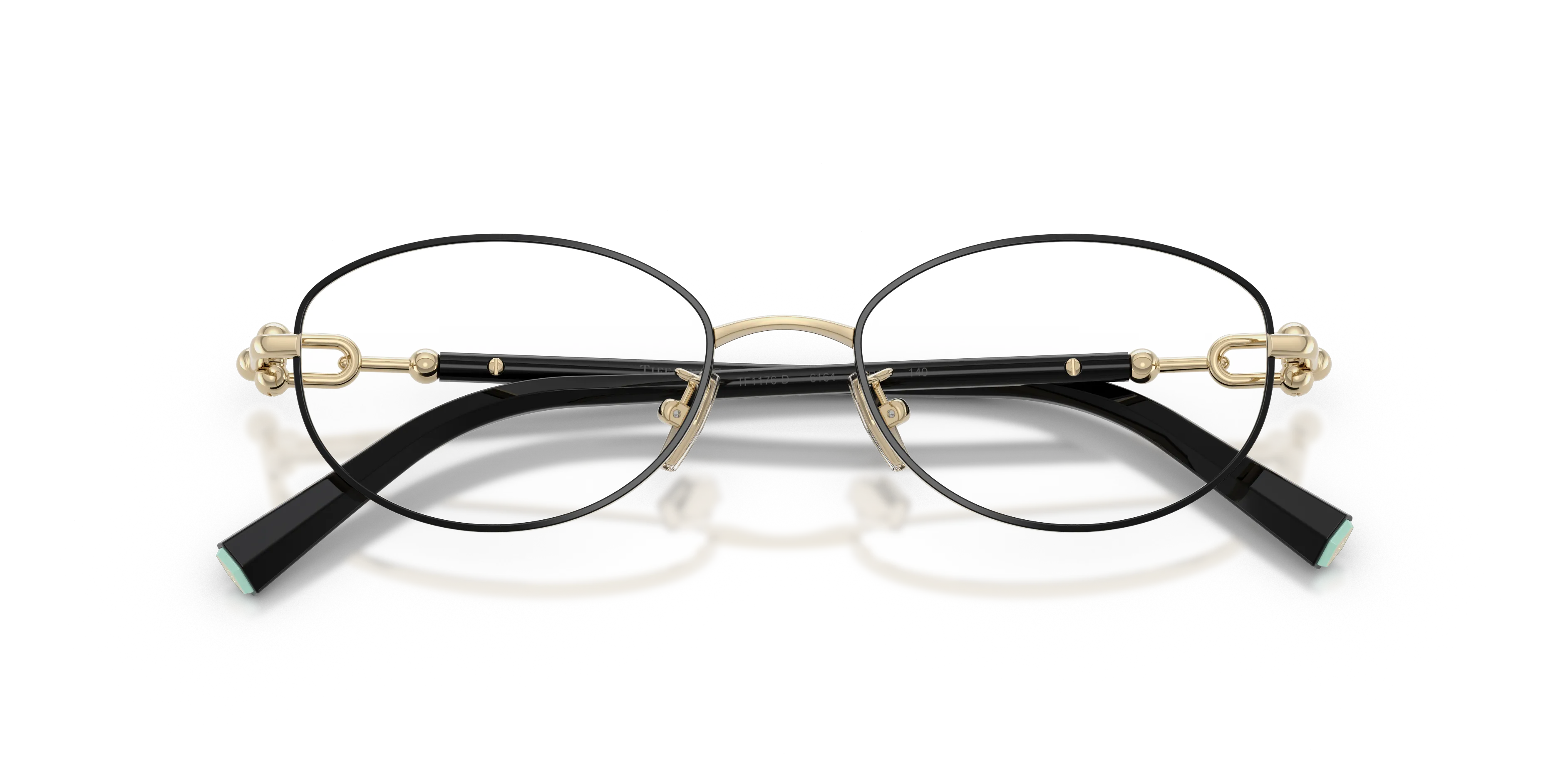 Tiffany TF1176D 6164 Montature da vista Metallo Nero Trasparente Rotonda Normale - immagine 2
