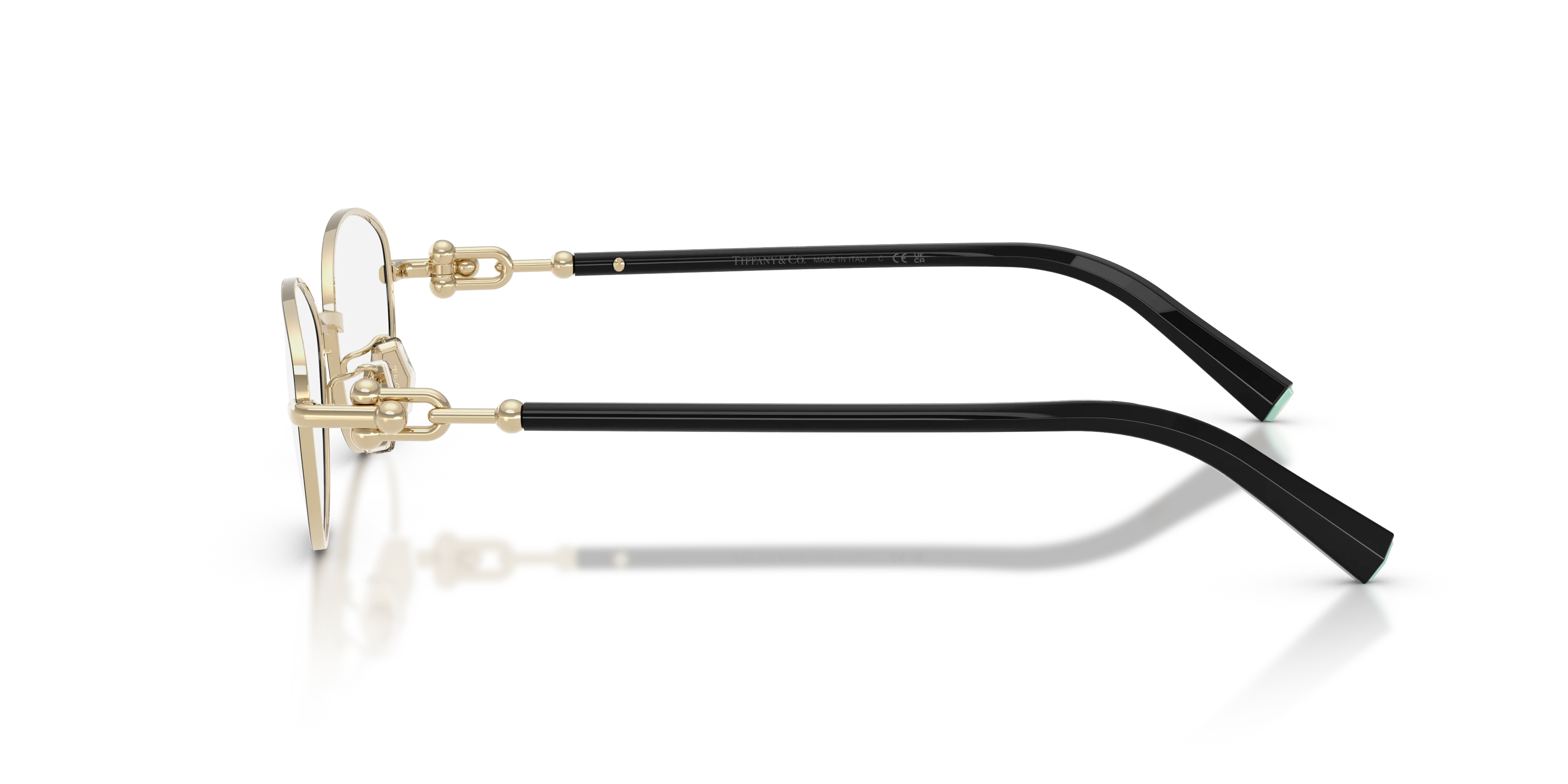 Tiffany TF1176D 6164 Montature da vista Metallo Nero Trasparente Rotonda Normale - immagine 4