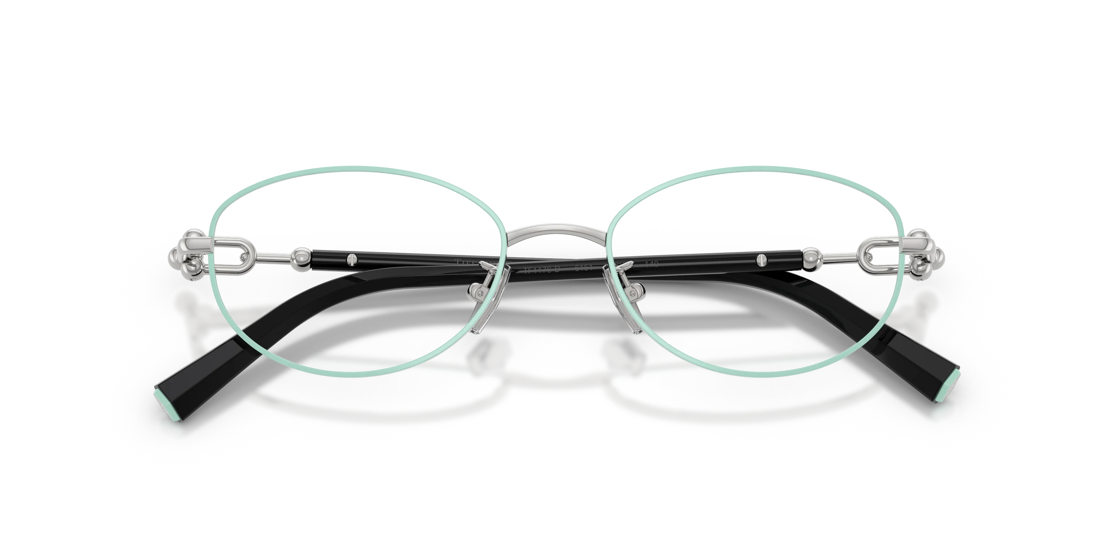 Tiffany TF1176D 6151 Montature da vista Metallo Blu Trasparente Rotonda Normale - immagine 2
