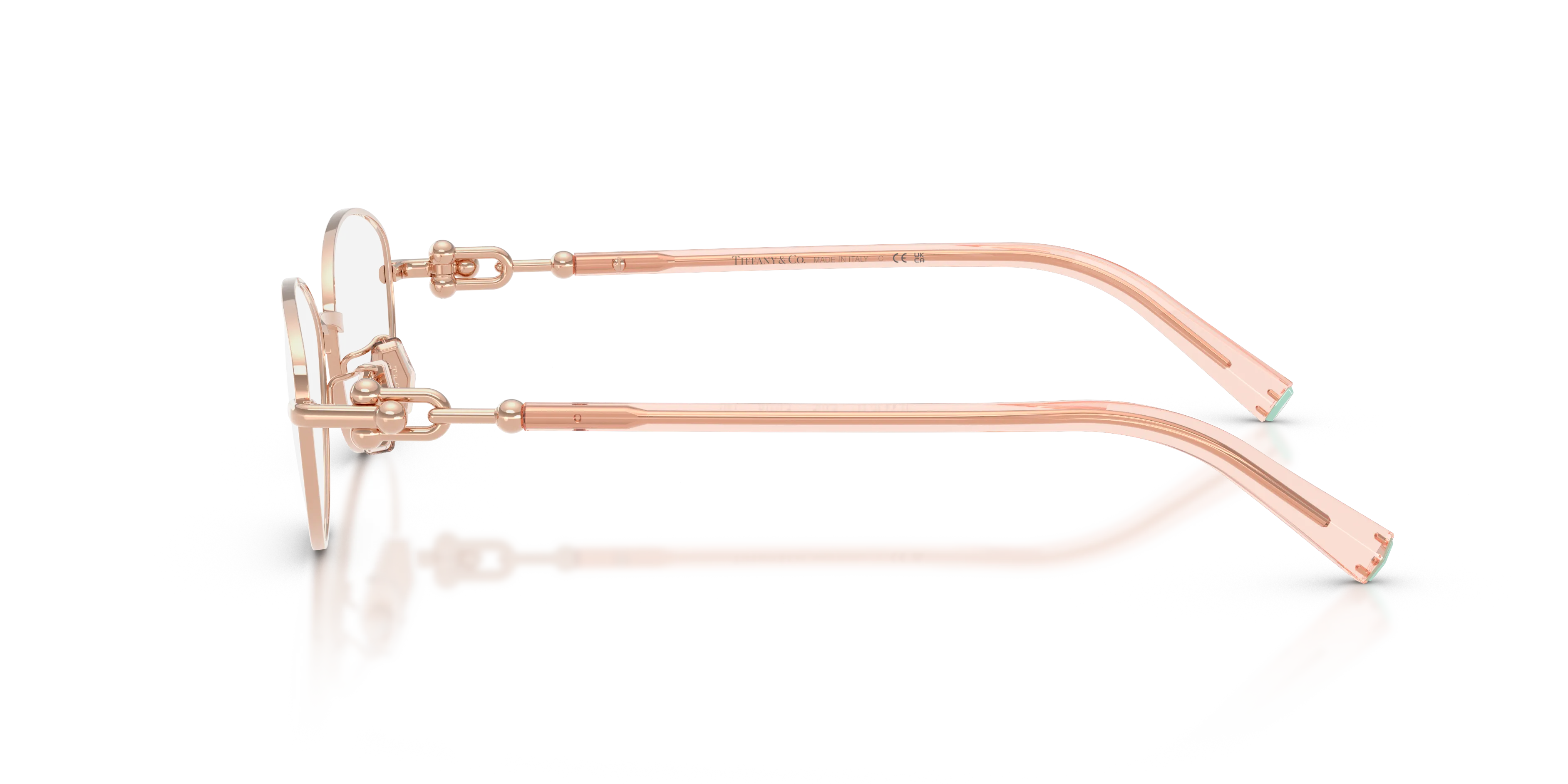 Tiffany TF1176D 6105 Montature da vista Metallo Oro Trasparente Rotonda Normale - immagine 4