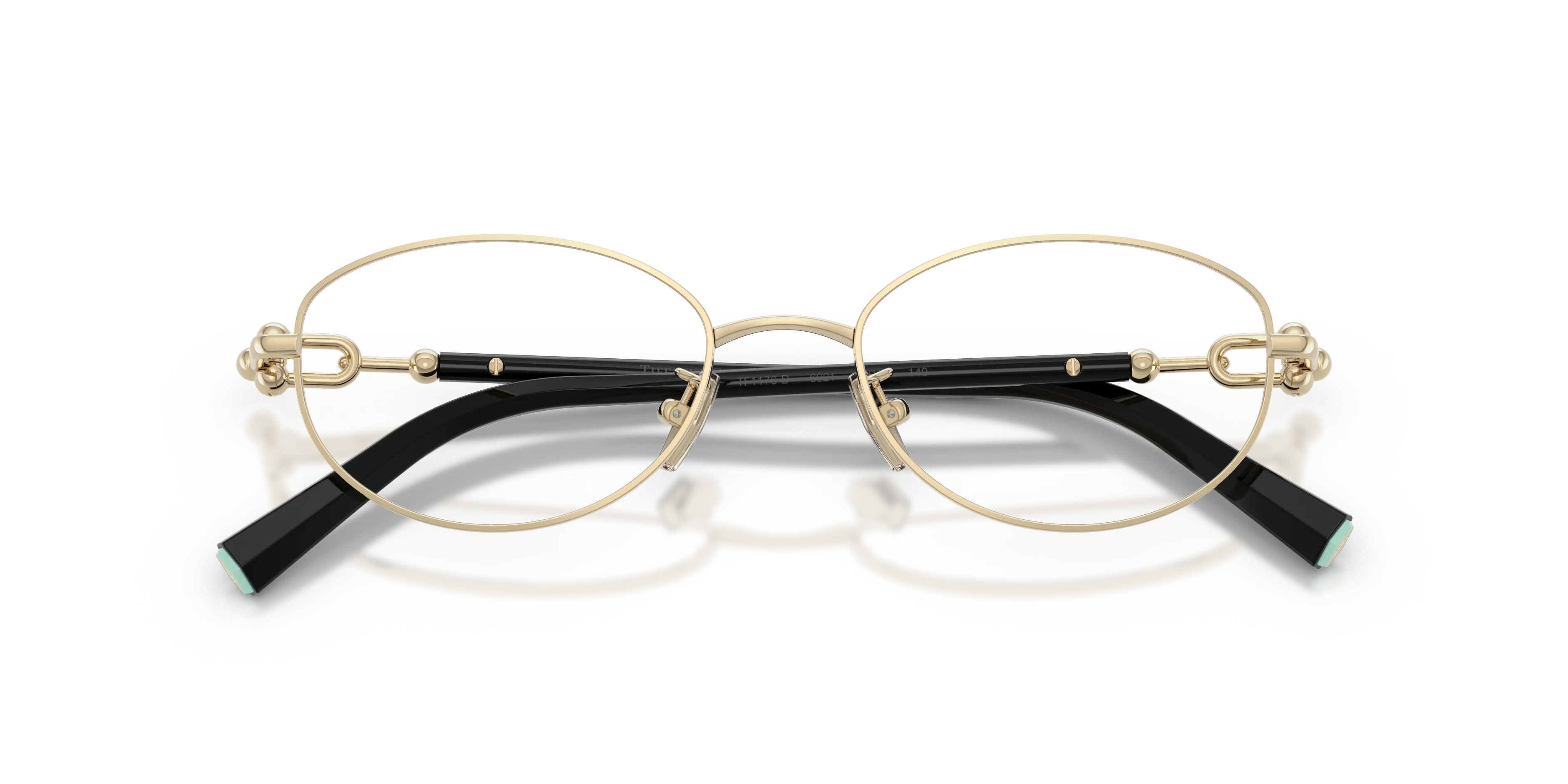 Tiffany TF1176D 6021 Montature da vista Metallo Oro Trasparente Rotonda Normale - immagine 2