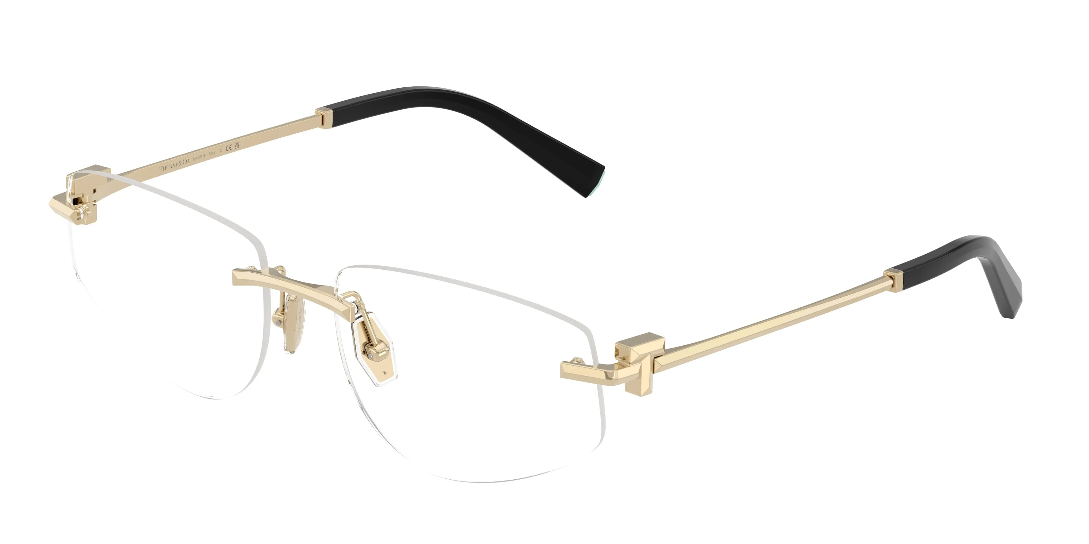 Tiffany TF1175 6021 Montature da vista Metallo Oro Trasparente Geometrica Normale - immagine 1