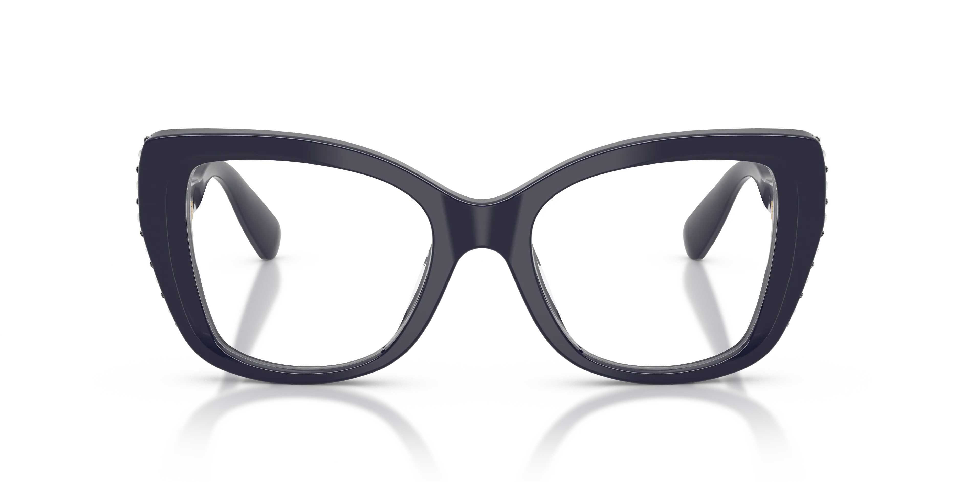 Swarovski SK2066U 1099 Montature da vista Acetato Blu Trasparente Farfalla Normale - immagine 3