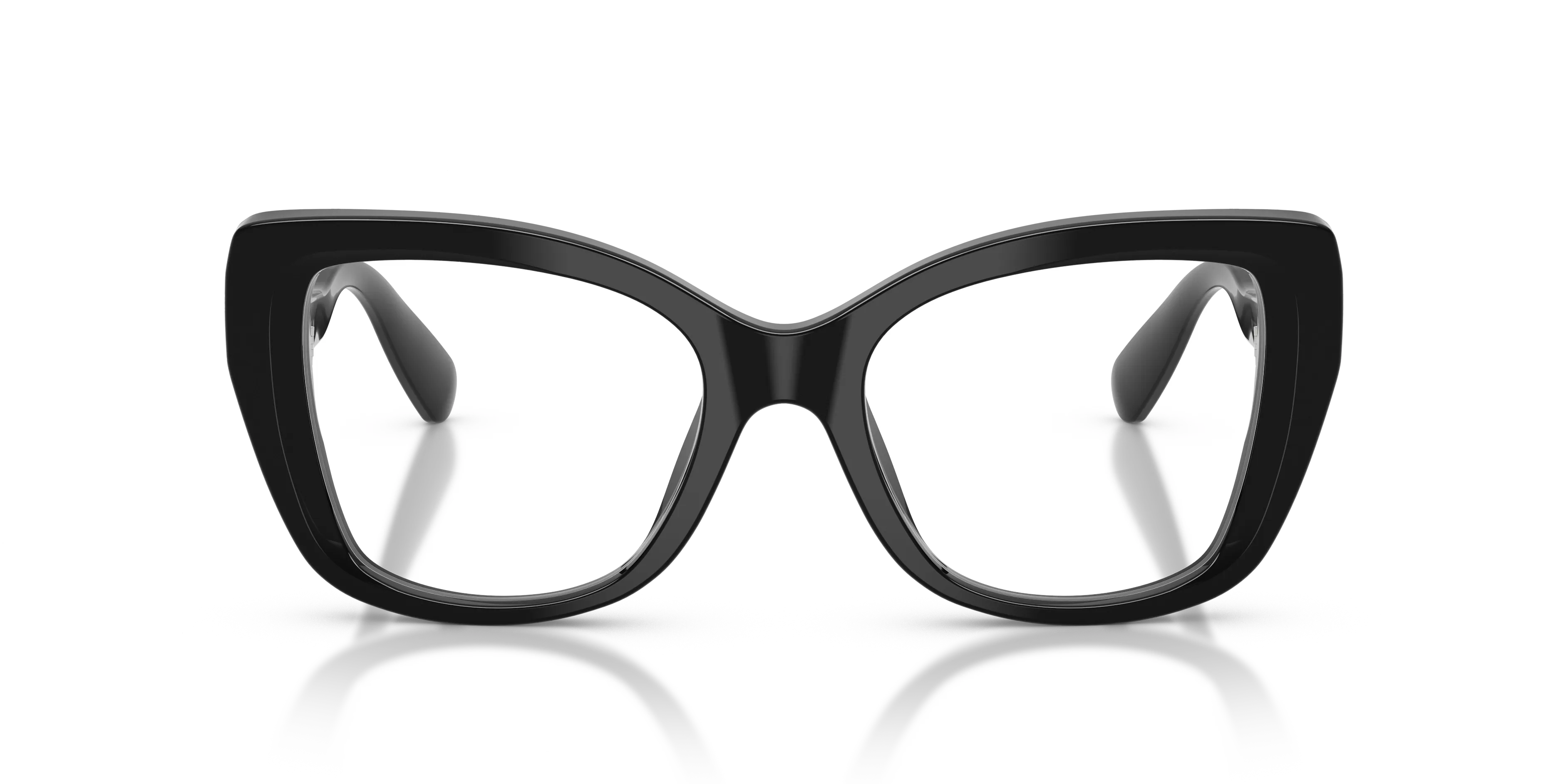 Swarovski SK2066U 1001 Montature da vista Acetato Nero Trasparente Farfalla Normale - immagine 3