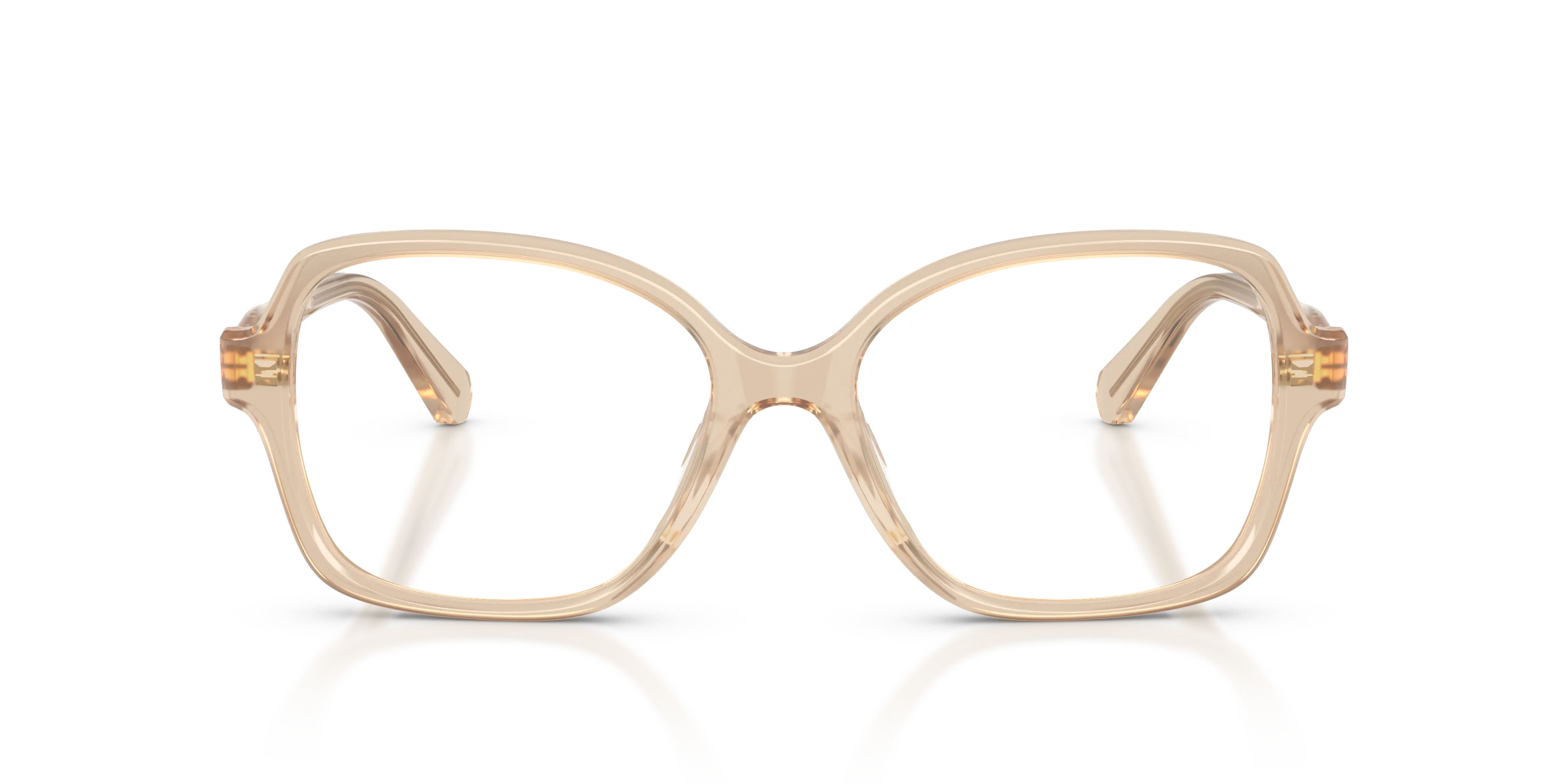 Swarovski SK2063 1034 Montature da vista Acetato Beige Trasparente Squadrata Normale - immagine 3
