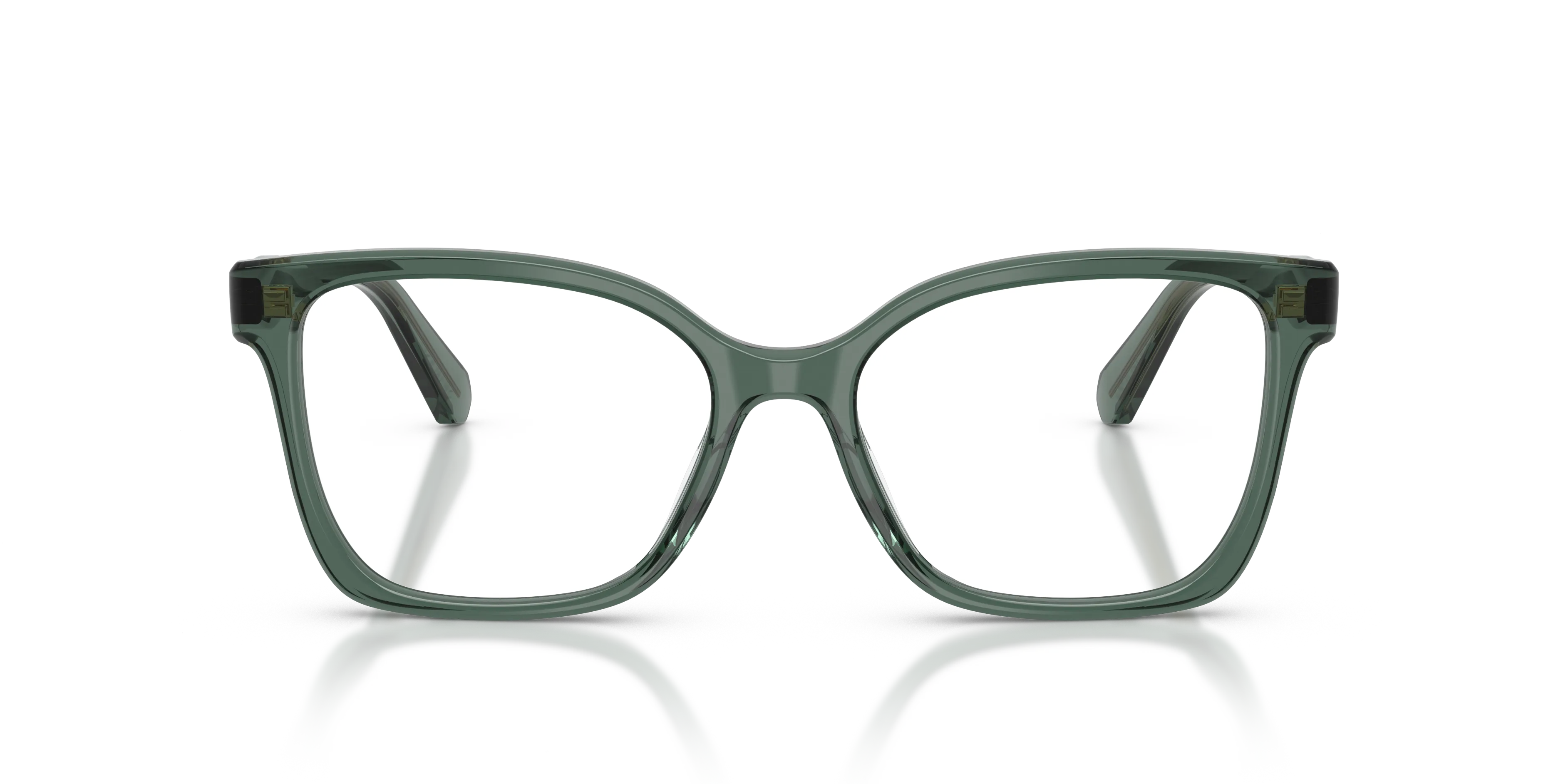 Swarovski SK2061 1043 Montature da vista Acetato Verde Trasparente Squadrata Normale - immagine 3