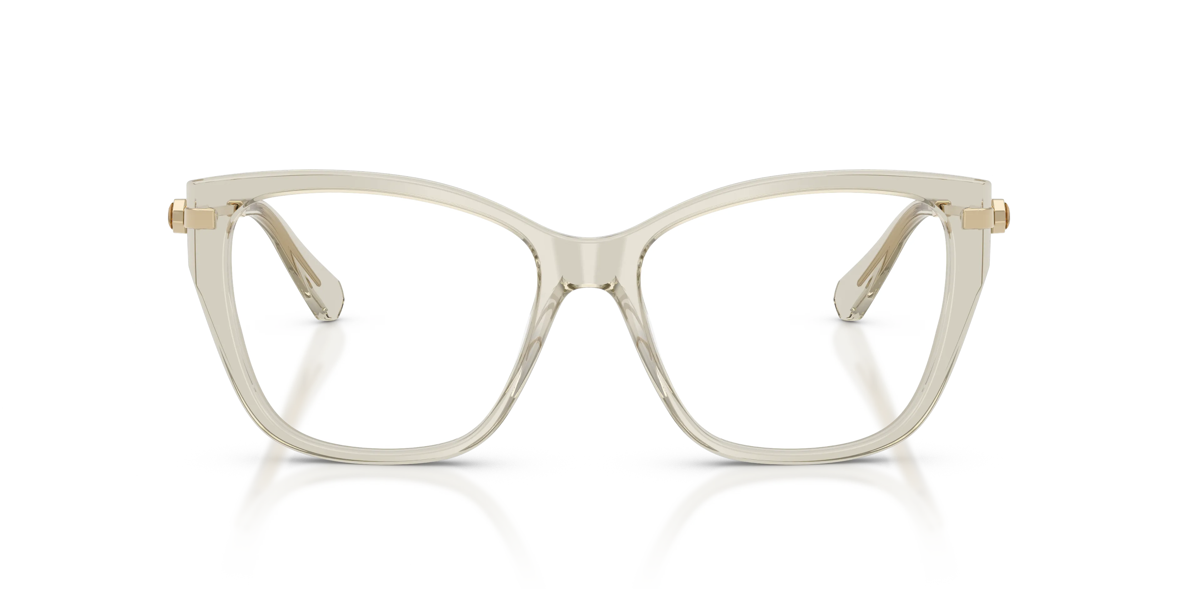 Swarovski SK2060 3003 Montature da vista Acetato Beige Trasparente Cat Eye Normale - immagine 3