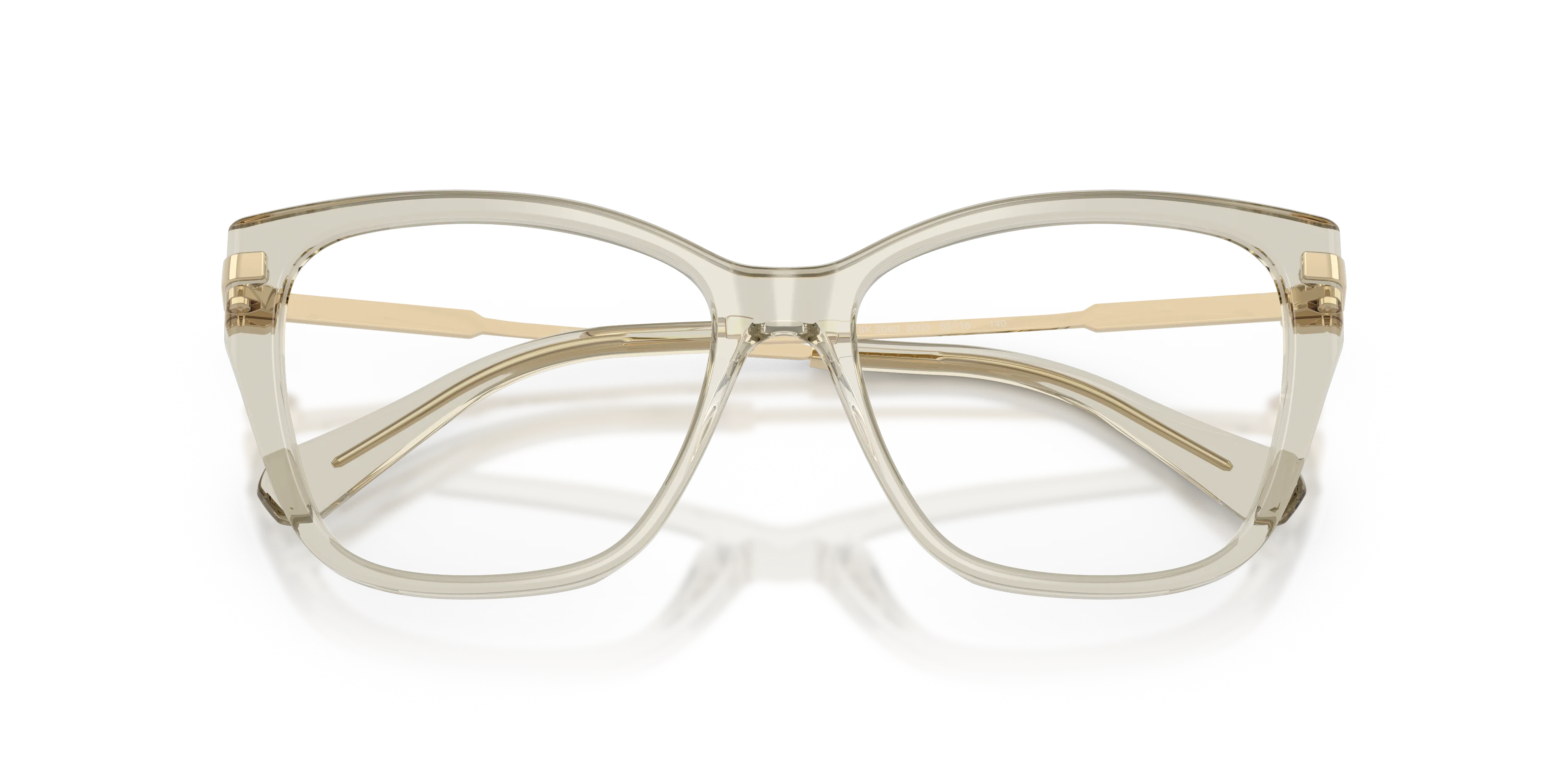Swarovski SK2060 3003 Montature da vista Acetato Beige Trasparente Cat Eye Normale - immagine 2