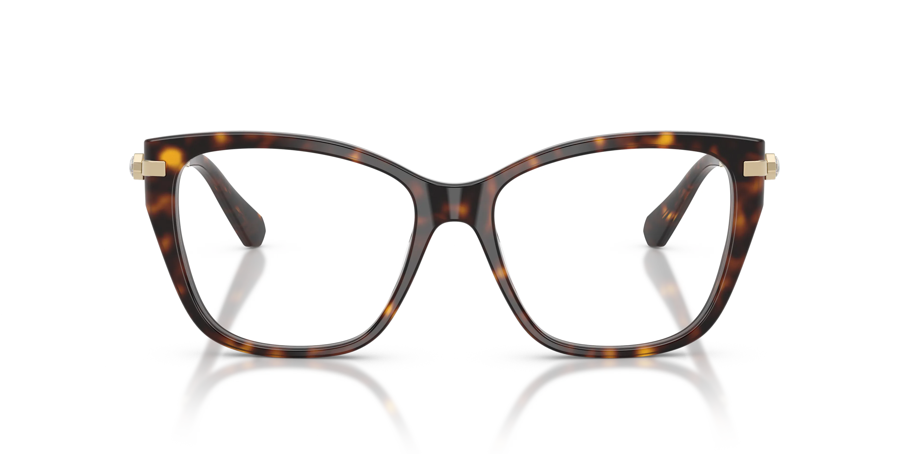 Swarovski SK2060 1002 Montature da vista Acetato Tartaruga Trasparente Cat Eye Normale - immagine 3
