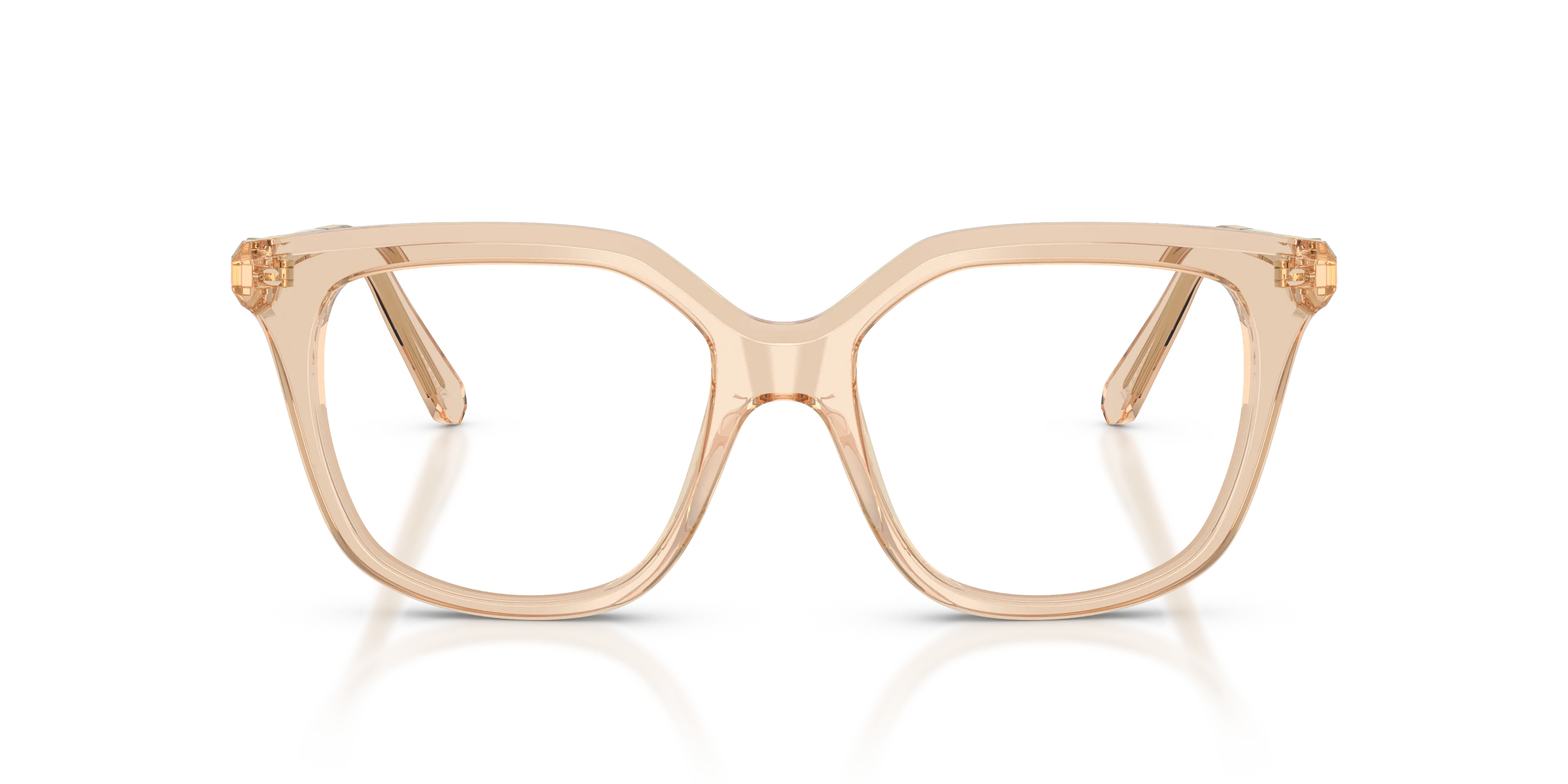 Swarovski SK2059 1092 Montature da vista Acetato Marrone Trasparente Squadrata Normale - immagine 3