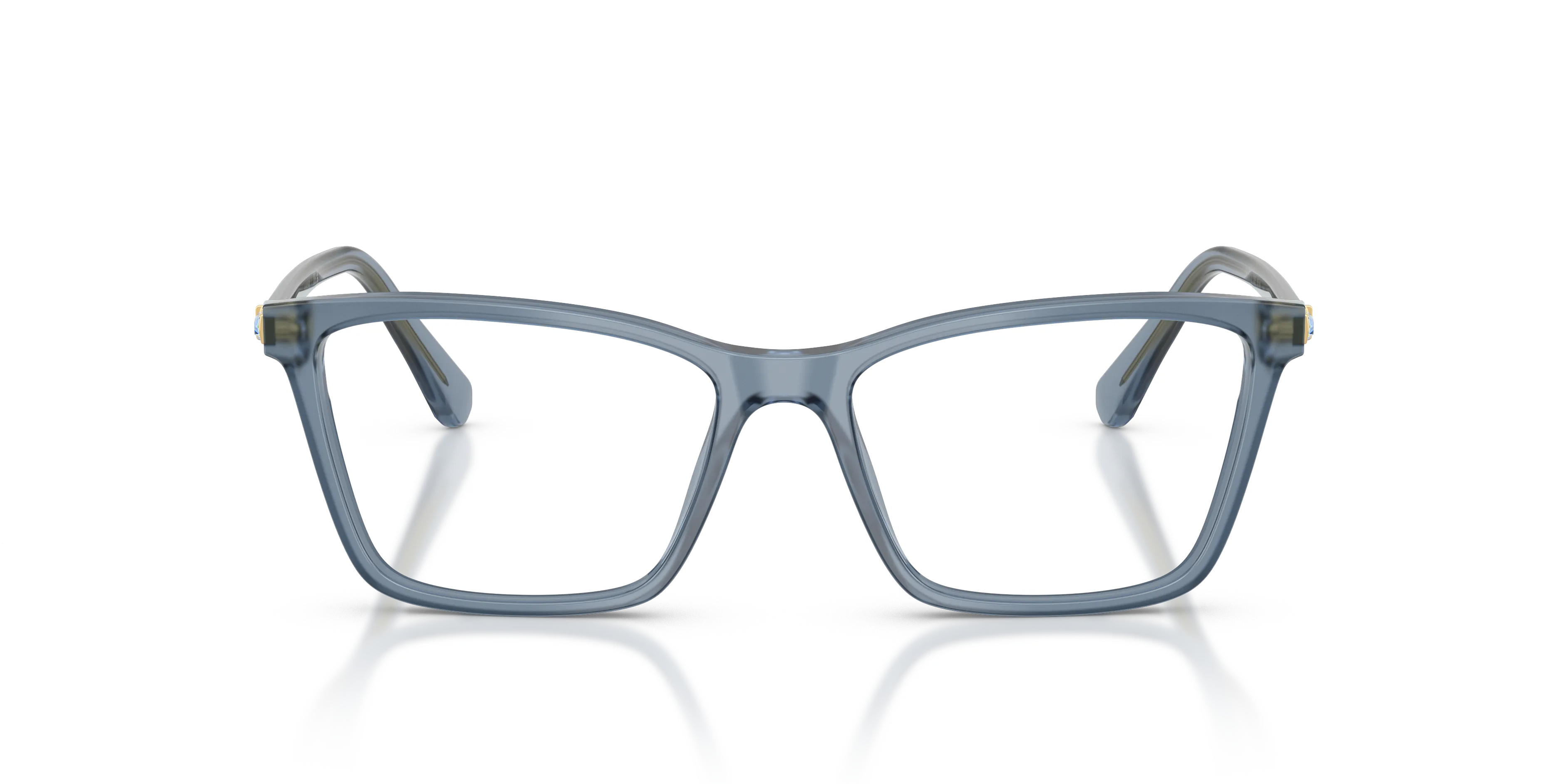 Swarovski SK2015 1035 Montature da vista Acetato Blu Trasparente Squadrata Normale - immagine 3