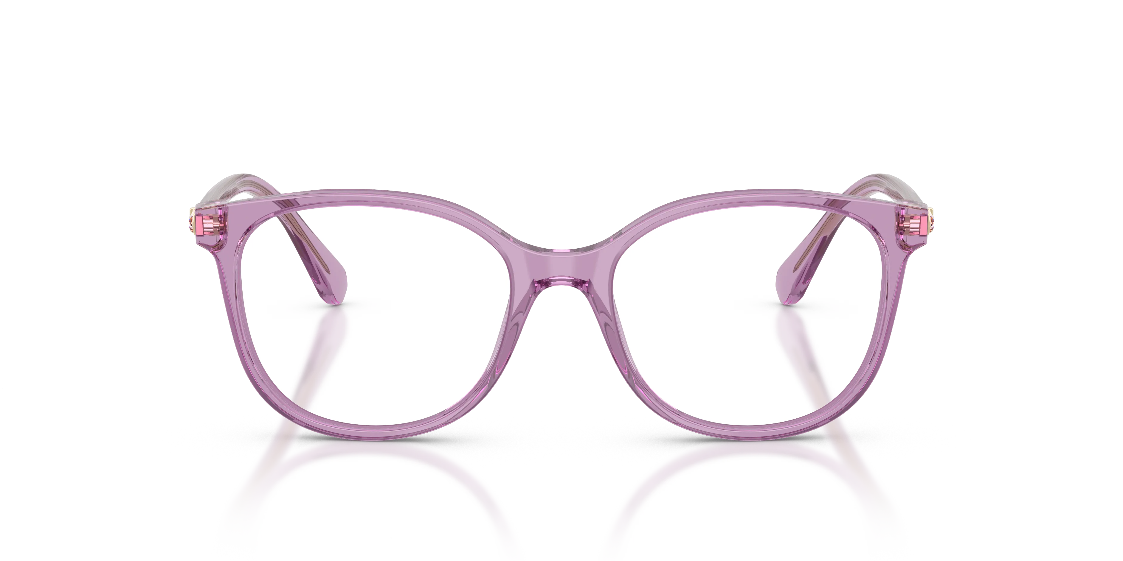 Swarovski SK2002 1096 Montature da vista Acetato Viola Trasparente Squadrata Normale - immagine 3