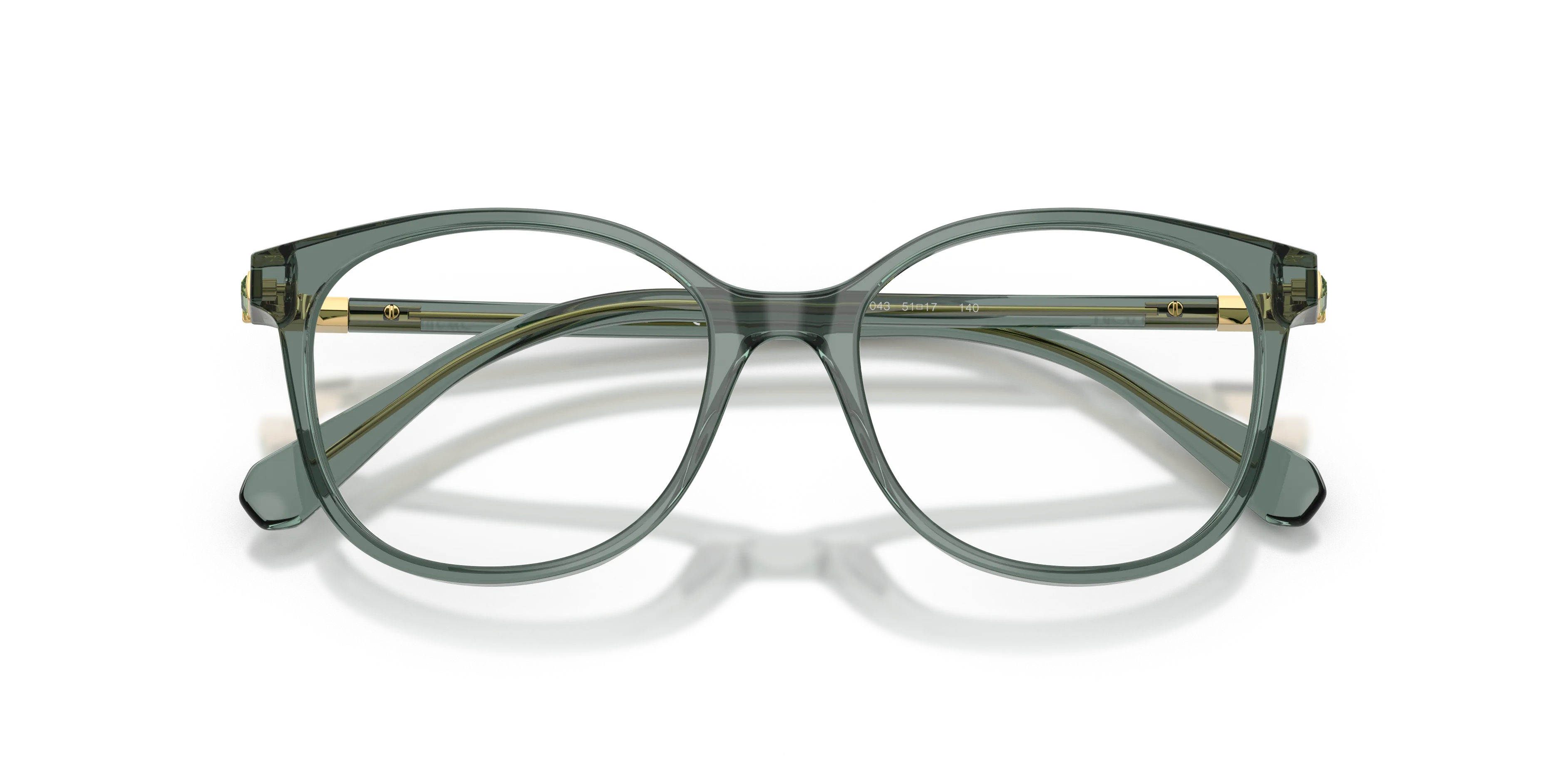 Swarovski SK2002 1043 Montature da vista Acetato Verde Trasparente Squadrata Normale - immagine 2