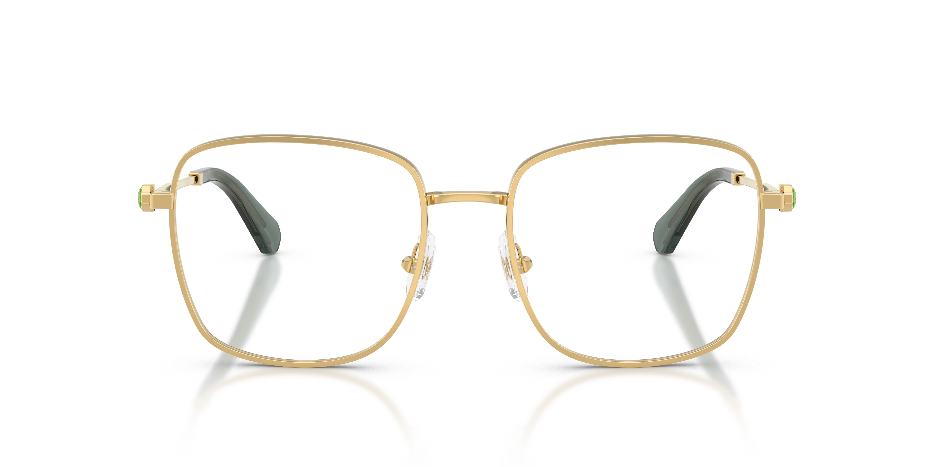 Swarovski SK1036 4017 Montature da vista Metallo Oro Trasparente Squadrata Normale - immagine 2