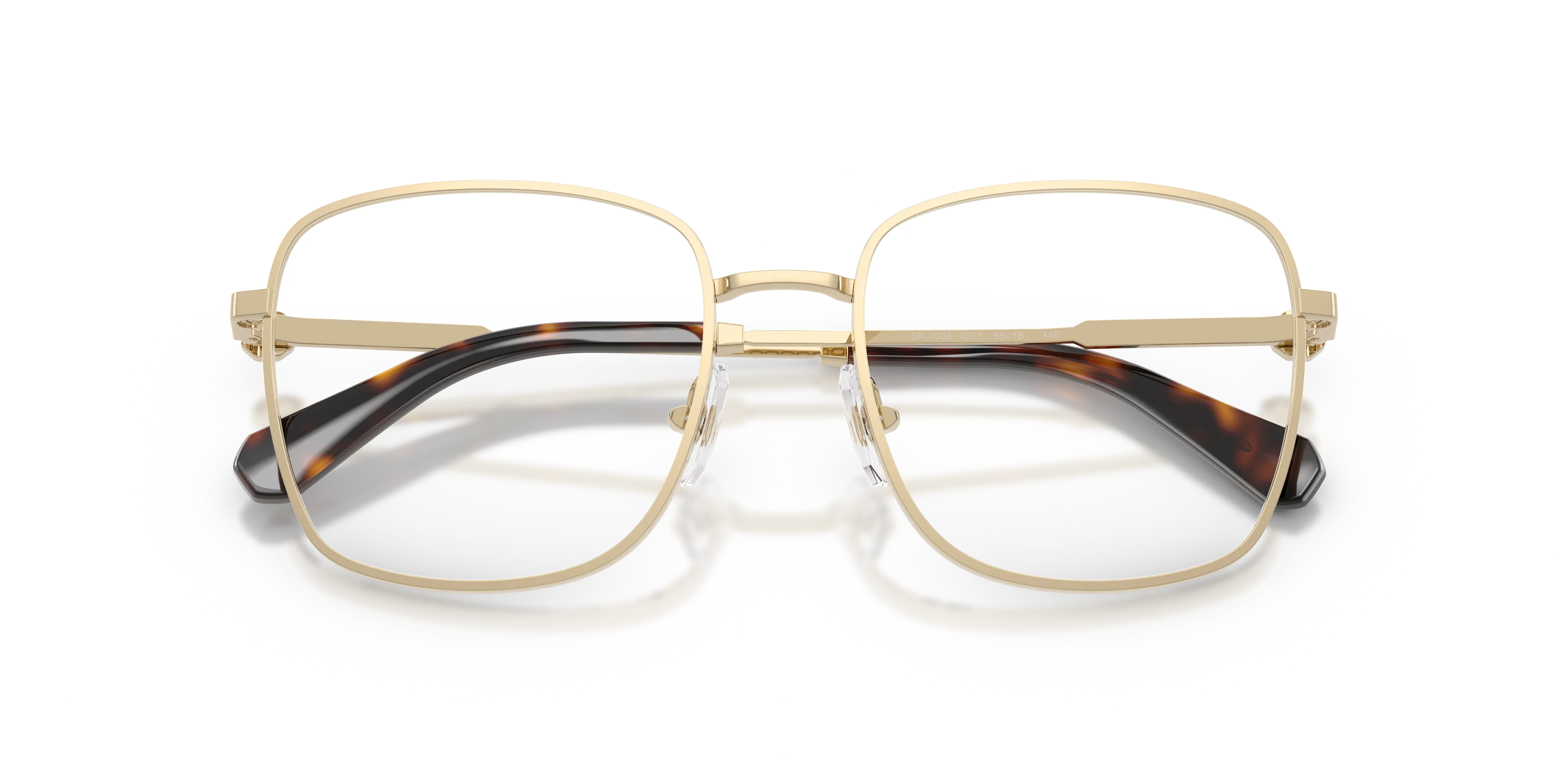 Swarovski SK1036 4013 Montature da vista Metallo Oro Trasparente Squadrata Normale - immagine 2