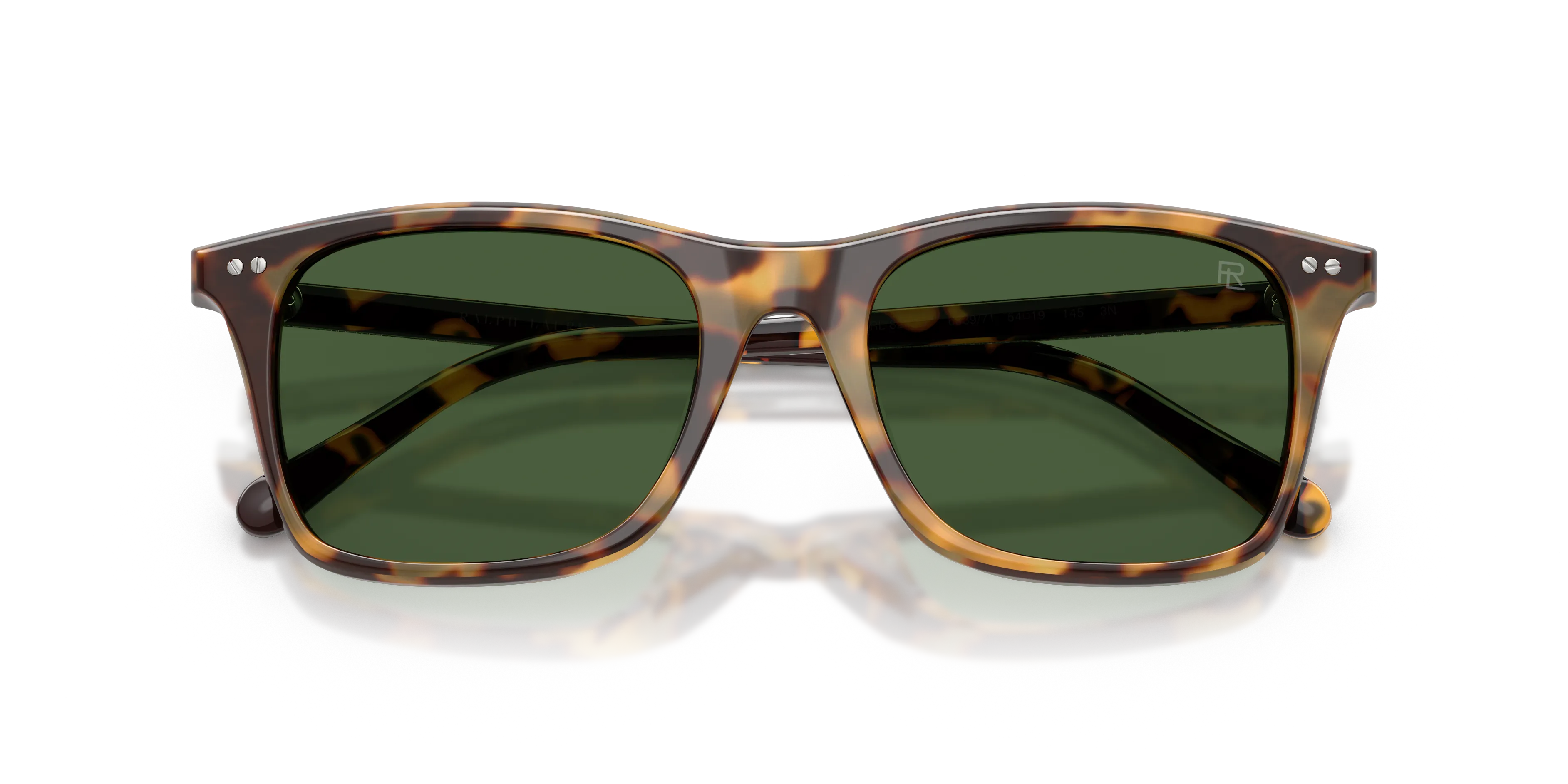 Ralph Lauren RL8242U 633971 Occhiali da sole Acetato Tartaruga Verde Pantos Normale - immagine 2