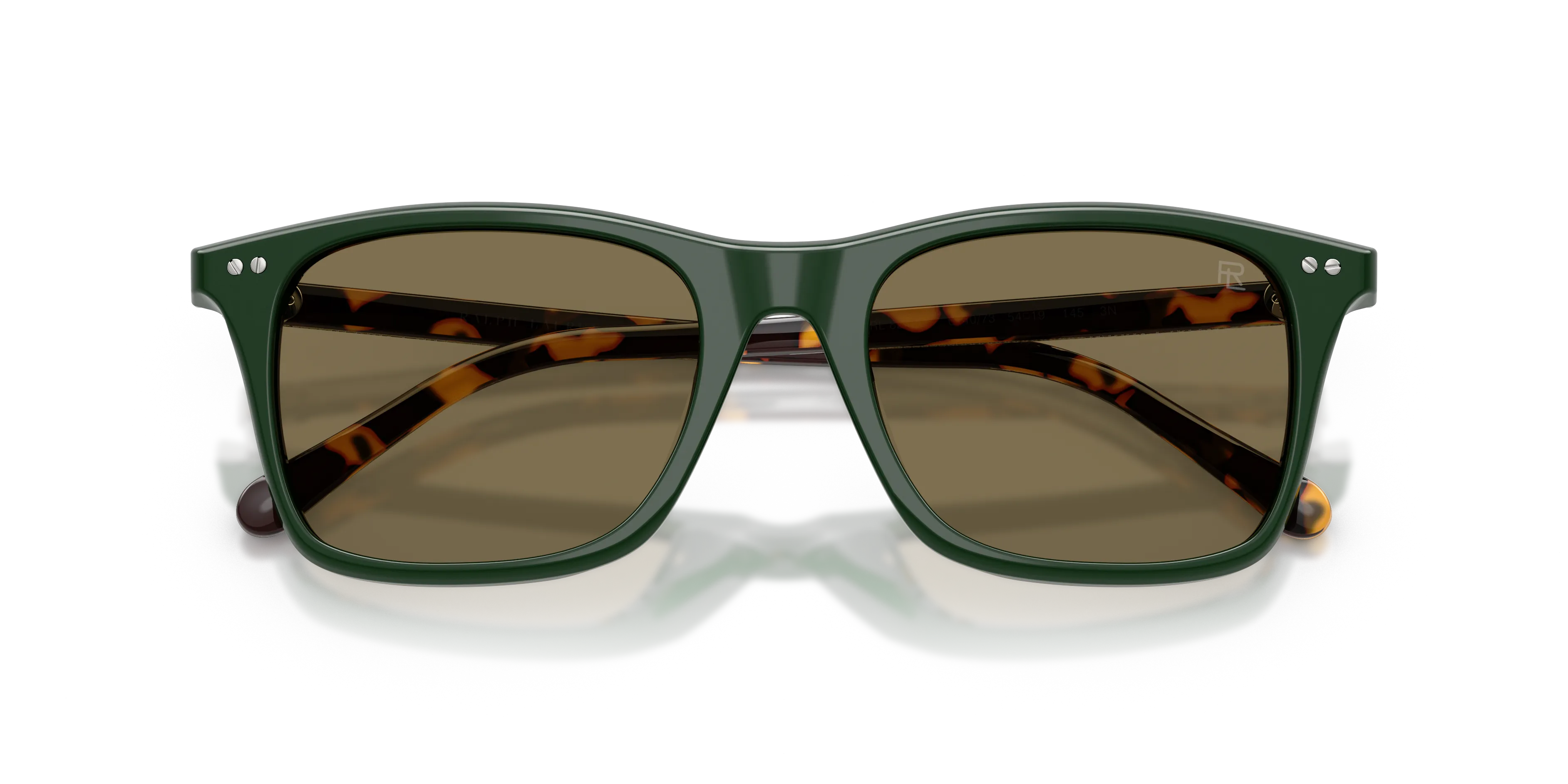 Ralph Lauren RL8242U 614073 Occhiali da sole Acetato Verde Marrone Pantos Normale - immagine 2