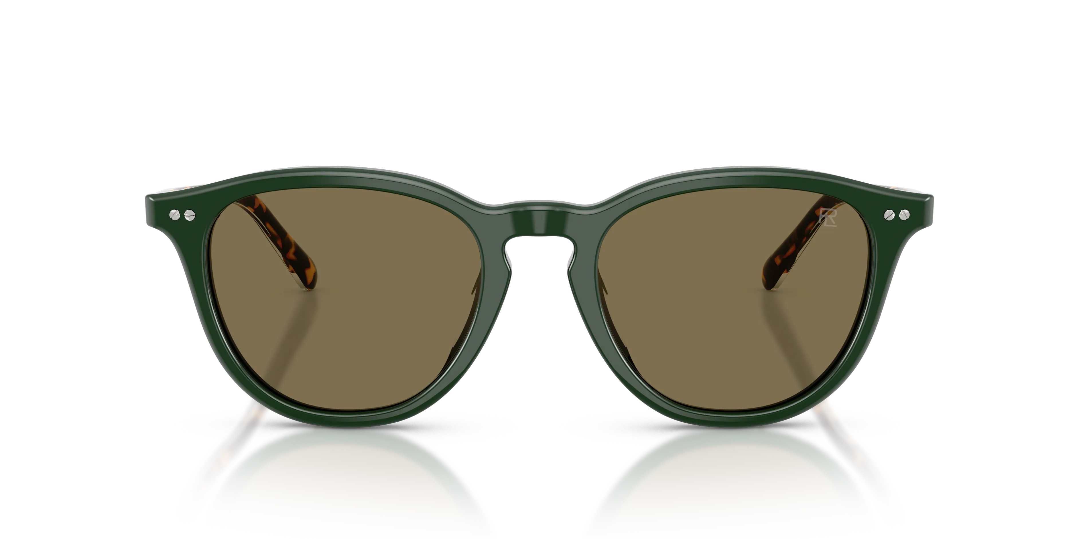 Ralph Lauren RL8241U 614073 Occhiali da sole Acetato Verde Marrone Pantos Normale - immagine 3