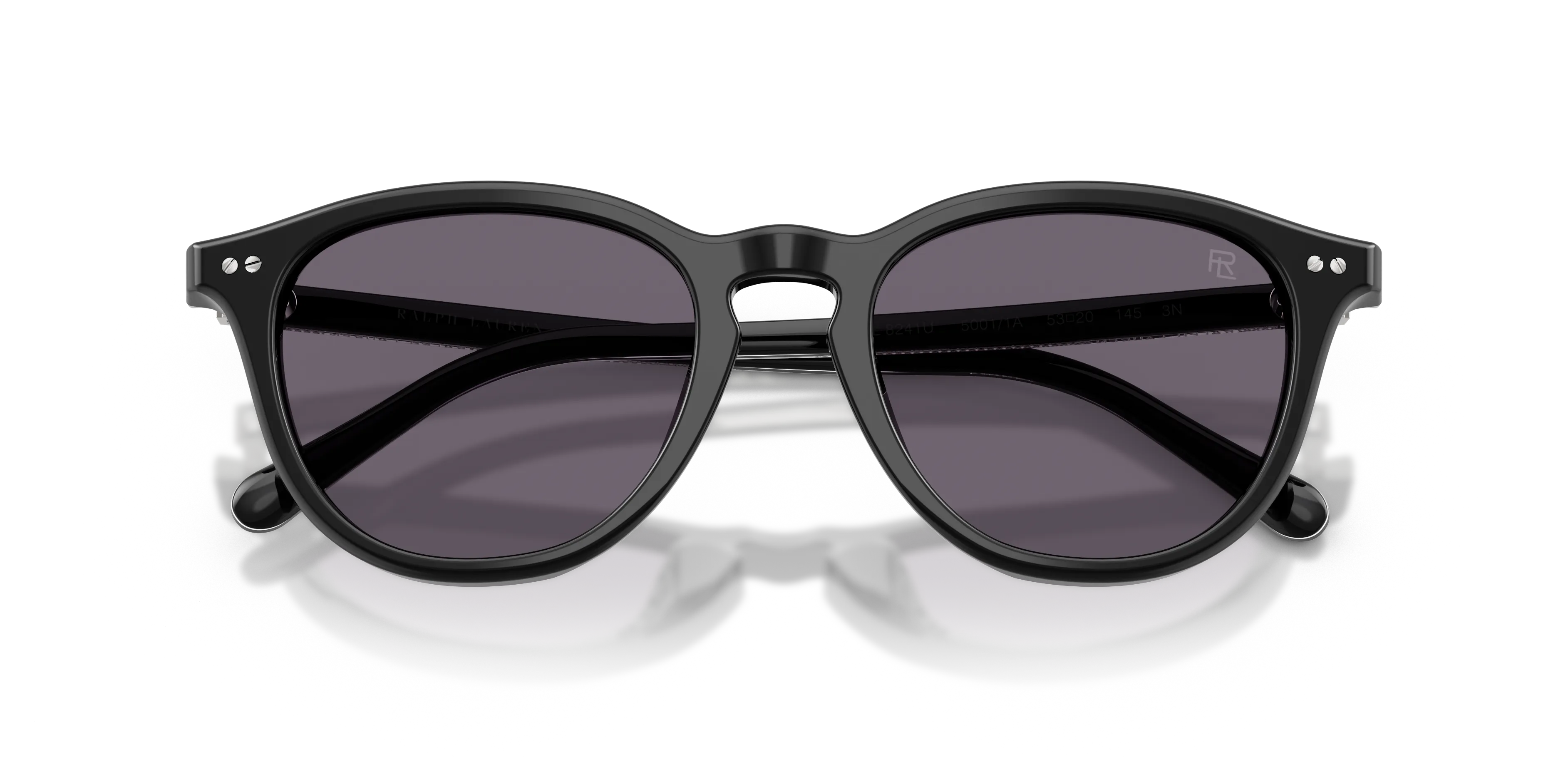 Ralph Lauren RL8241U 50011A Occhiali da sole Acetato Nero Viola Pantos Normale - immagine 2