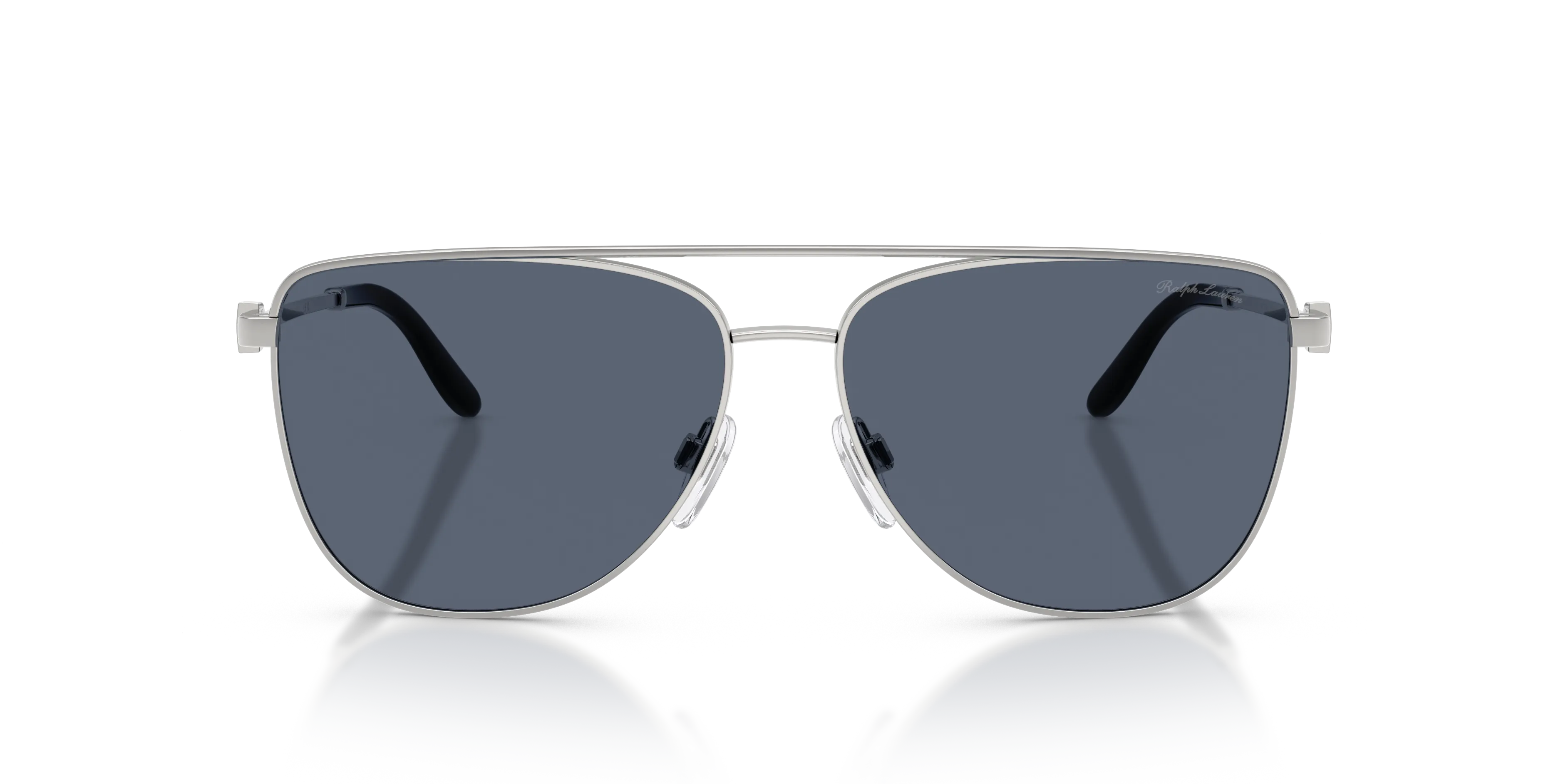 Ralph Lauren RL7096 900187 Occhiali da sole Metallo Argento Grigio Pilot Normale - immagine 3