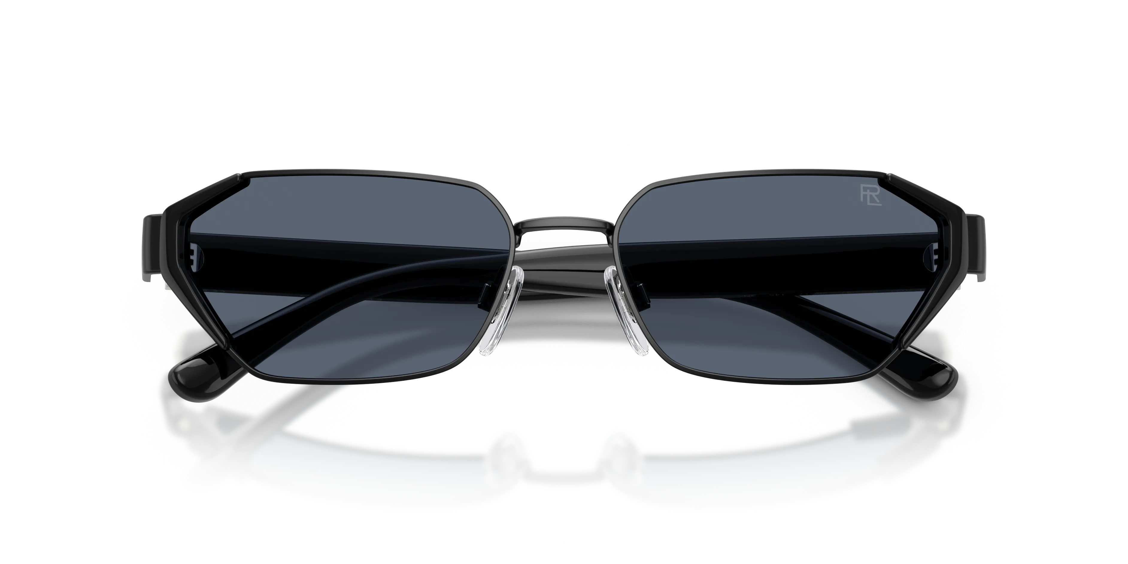 Ralph Lauren RL7094 922387 Occhiali da sole Metallo Nero Grigio Geometrica Normale - immagine 2