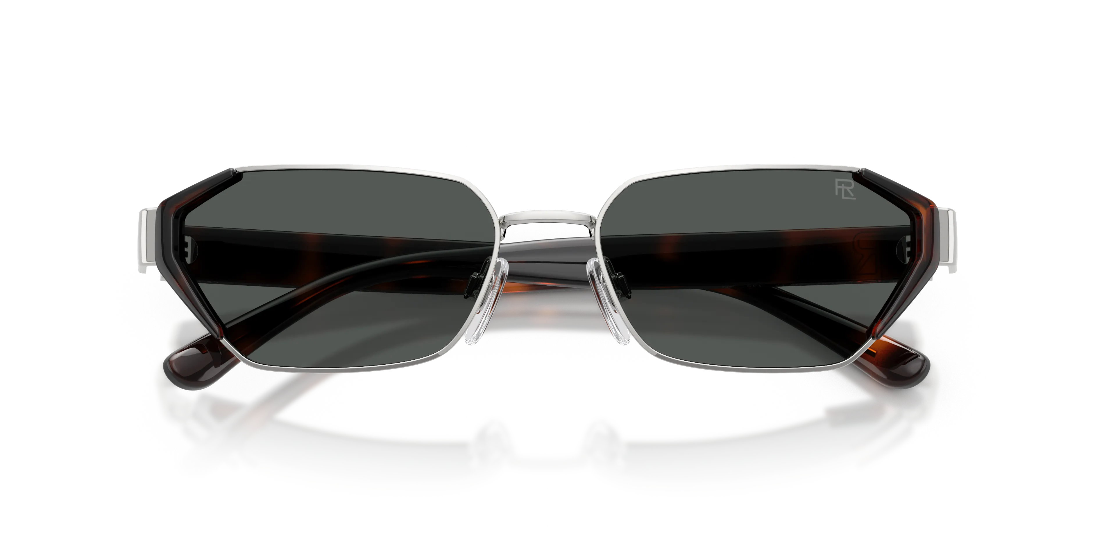 Ralph Lauren RL7094 900187 Occhiali da sole Metallo Argento Grigio Geometrica Normale - immagine 2
