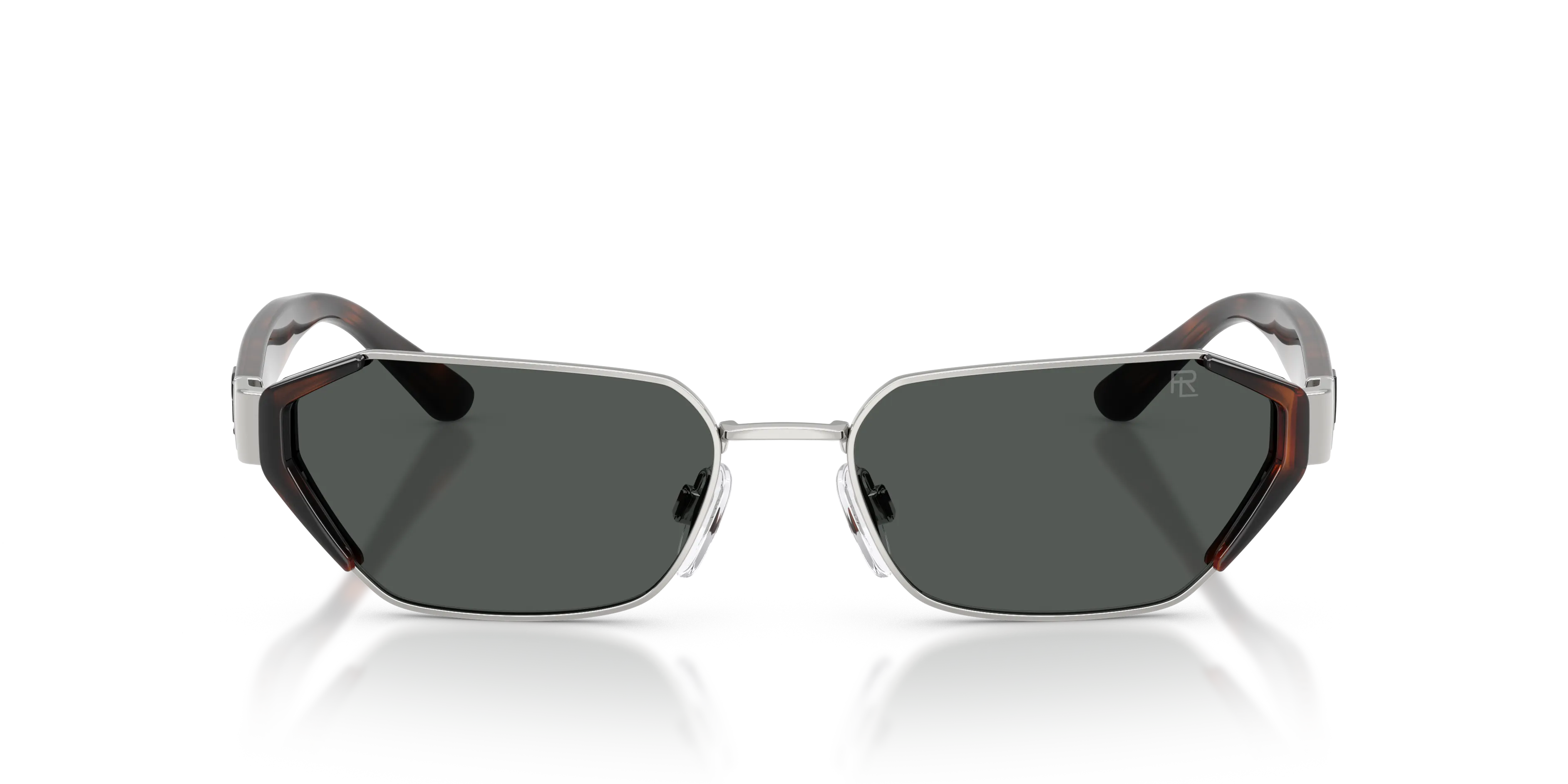 Ralph Lauren RL7094 900187 Occhiali da sole Metallo Argento Grigio Geometrica Normale - immagine 3