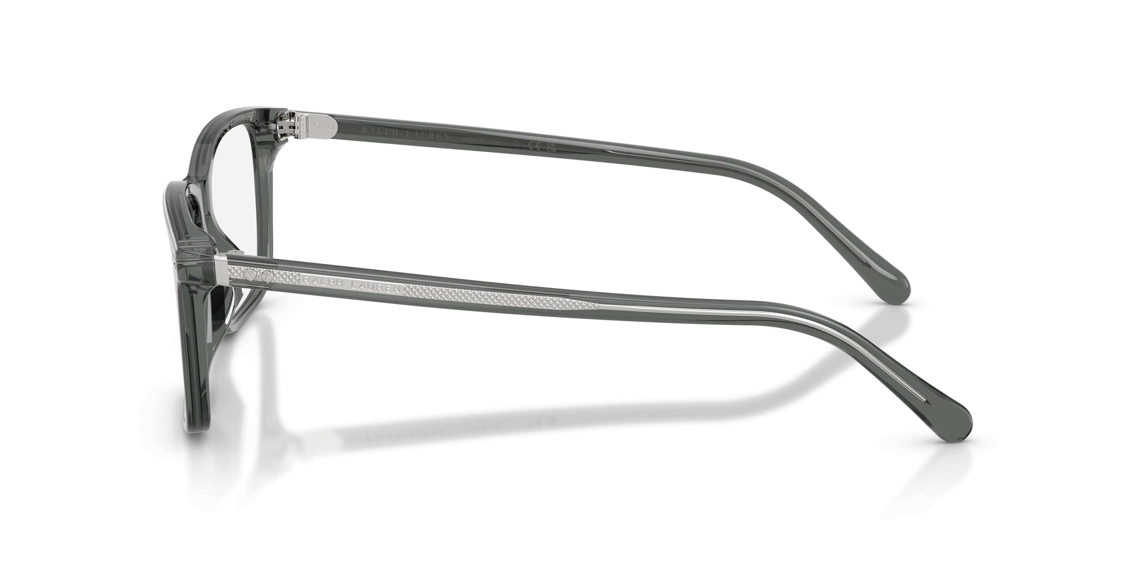 Ralph Lauren RL6264U 6347 Montature da vista Acetato Grigio Trasparente Rotonda Normale - immagine 4