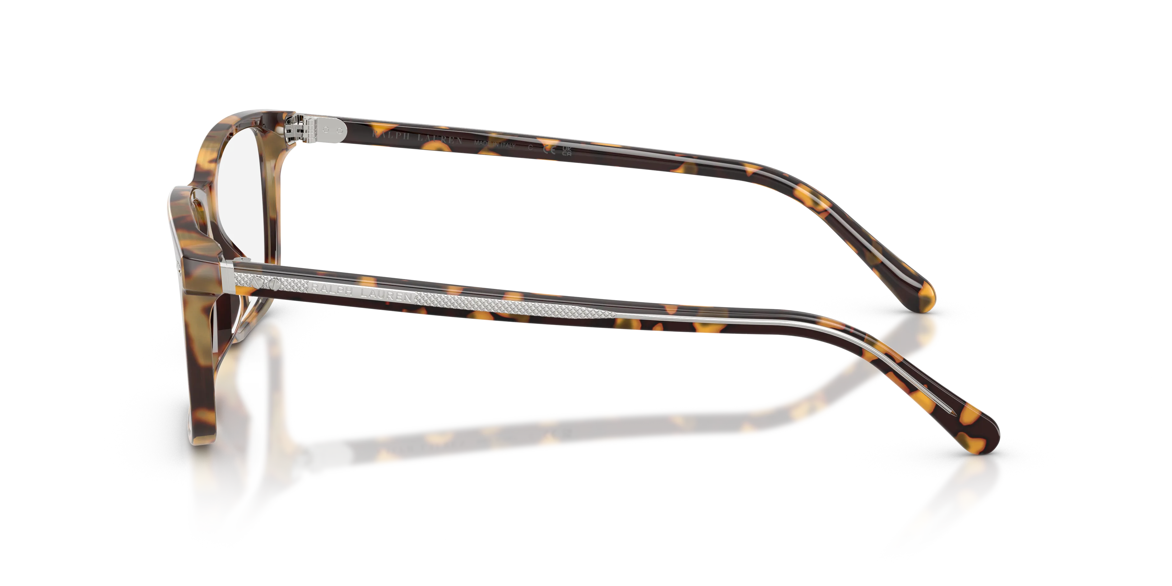 Ralph Lauren RL6264U 6339 Montature da vista Acetato Tartaruga Trasparente Rotonda Normale - immagine 4