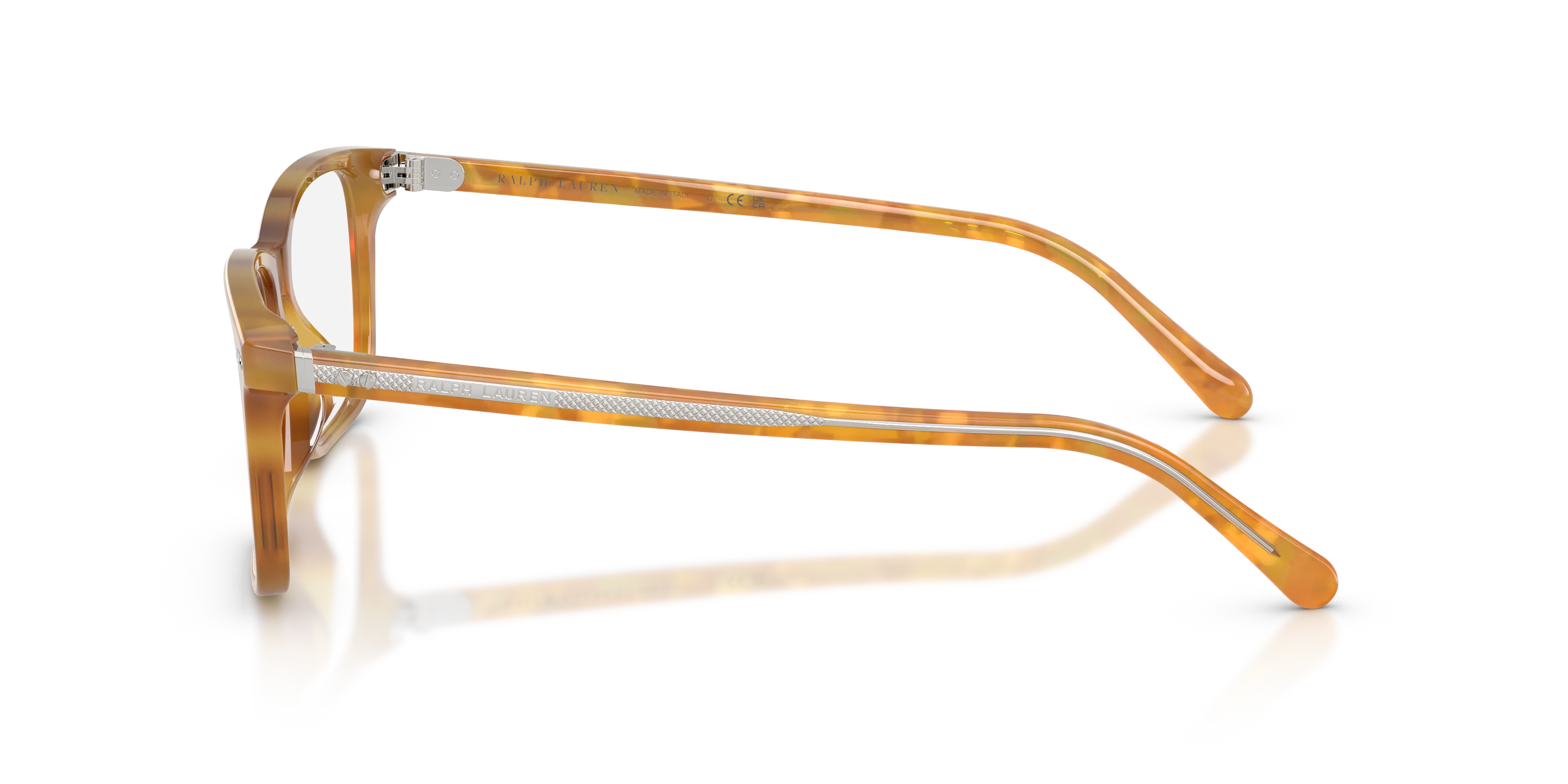 Ralph Lauren RL6264U 6185 Montature da vista Acetato Tartaruga Trasparente Rotonda Normale - immagine 4