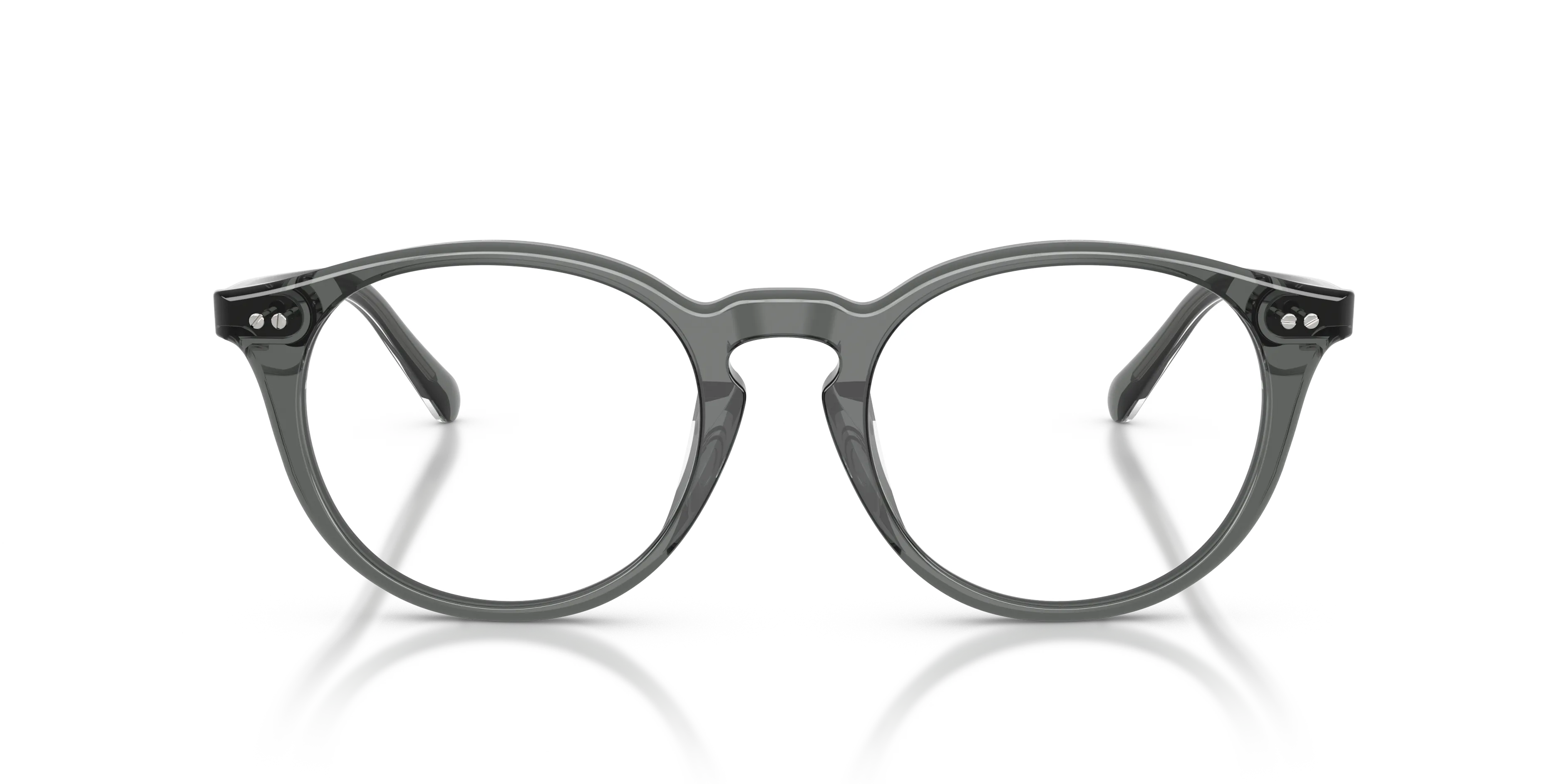 Ralph Lauren RL6263U 6347 Montature da vista Acetato Grigio Trasparente Rotonda Normale - immagine 3