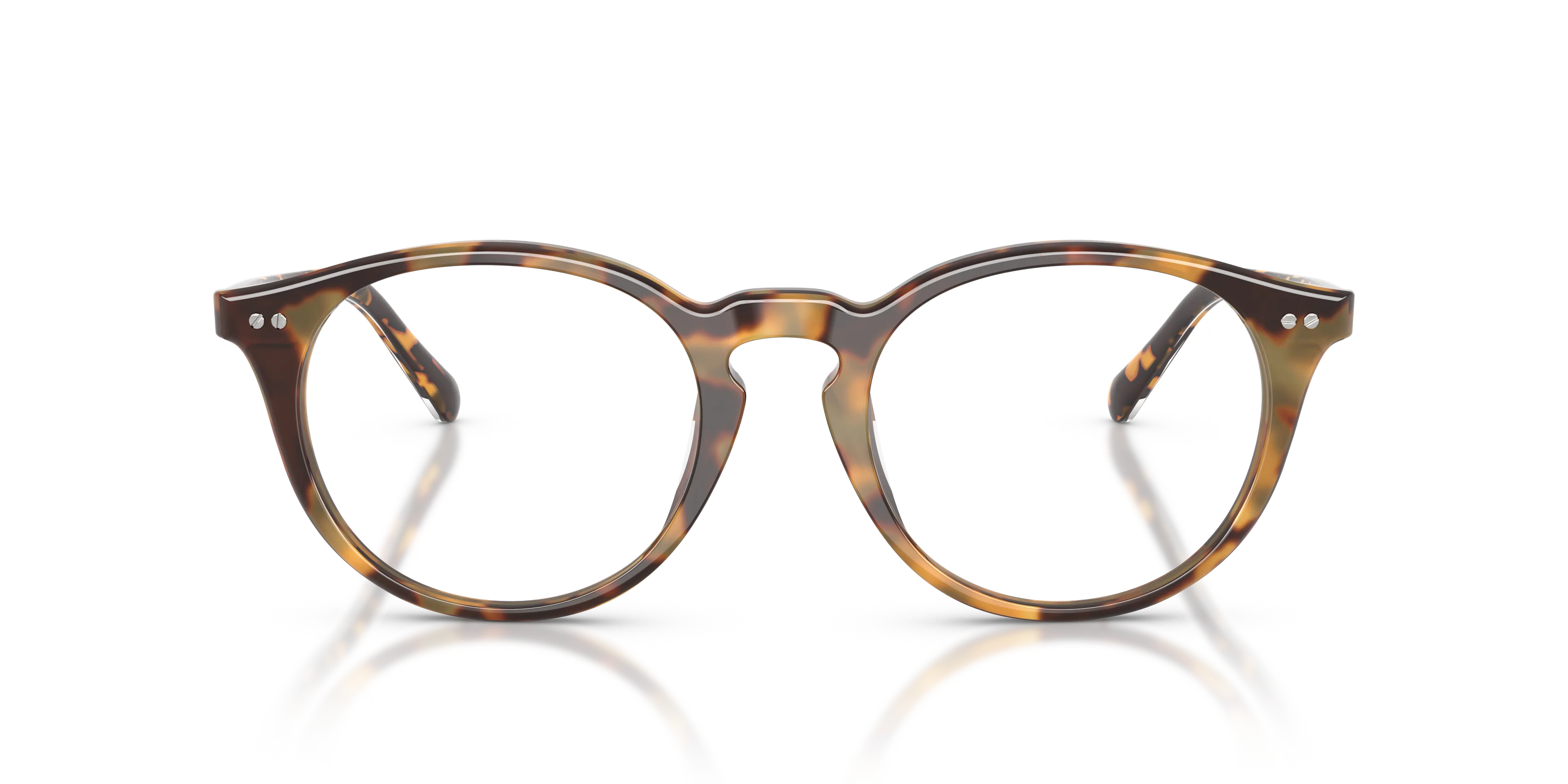 Ralph Lauren RL6263U 6339 Montature da vista Acetato Tartaruga Trasparente Rotonda Normale - immagine 3