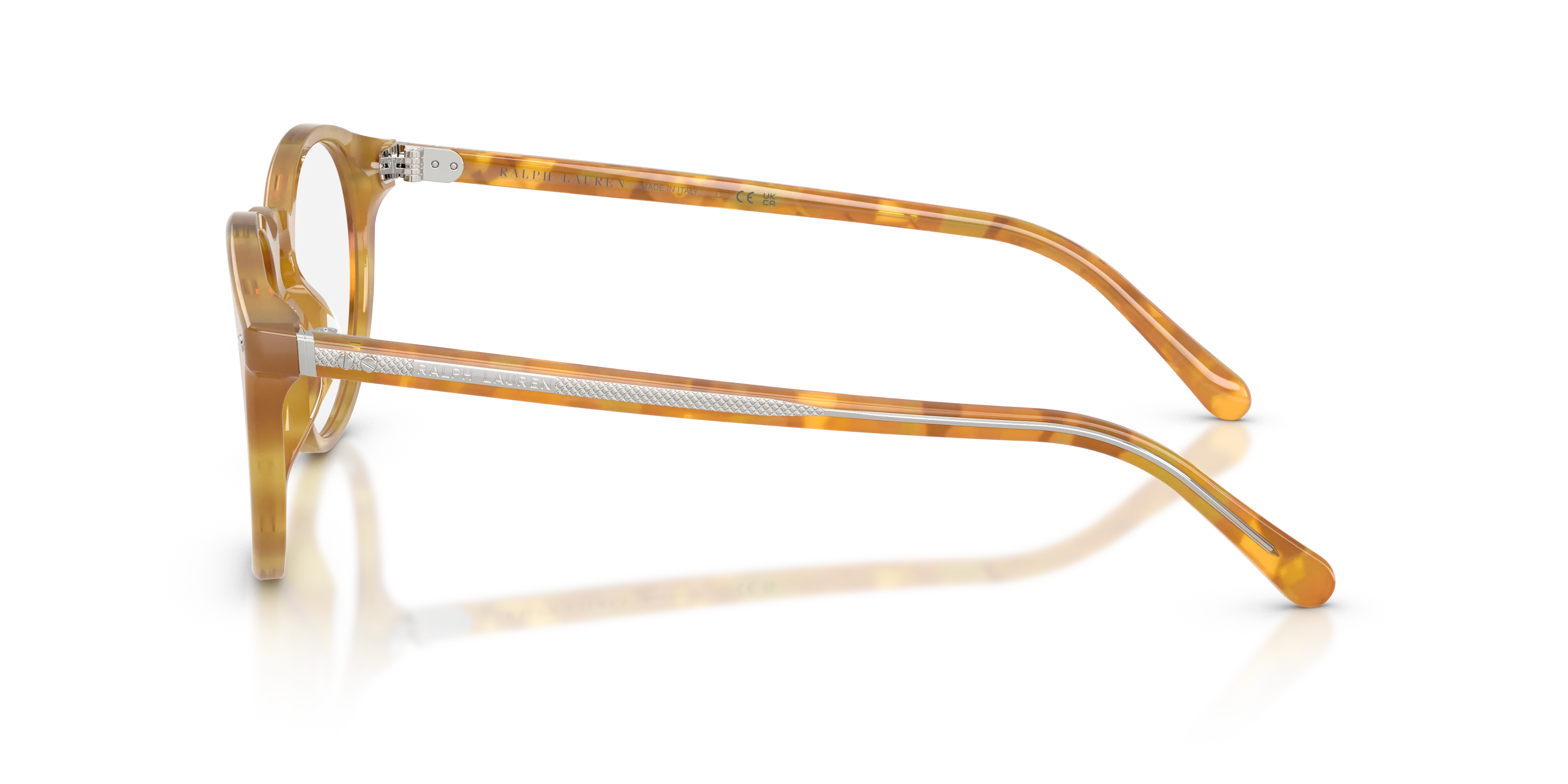 Ralph Lauren RL6263U 6185 Montature da vista Acetato Tartaruga Trasparente Rotonda Normale - immagine 4