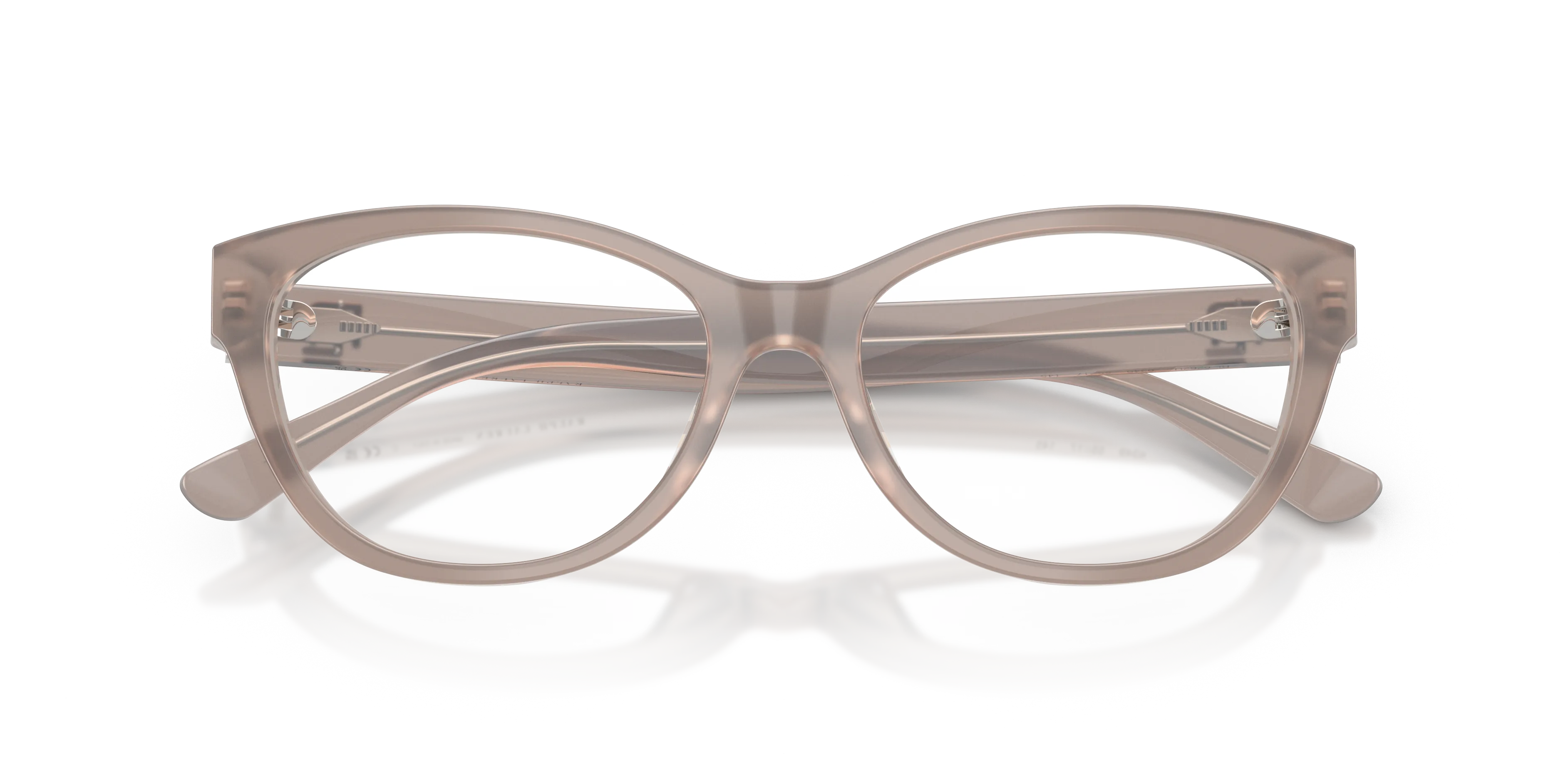 Ralph Lauren RL6262U 6349 Montature da vista Acetato Marrone Trasparente Farfalla Normale - immagine 2