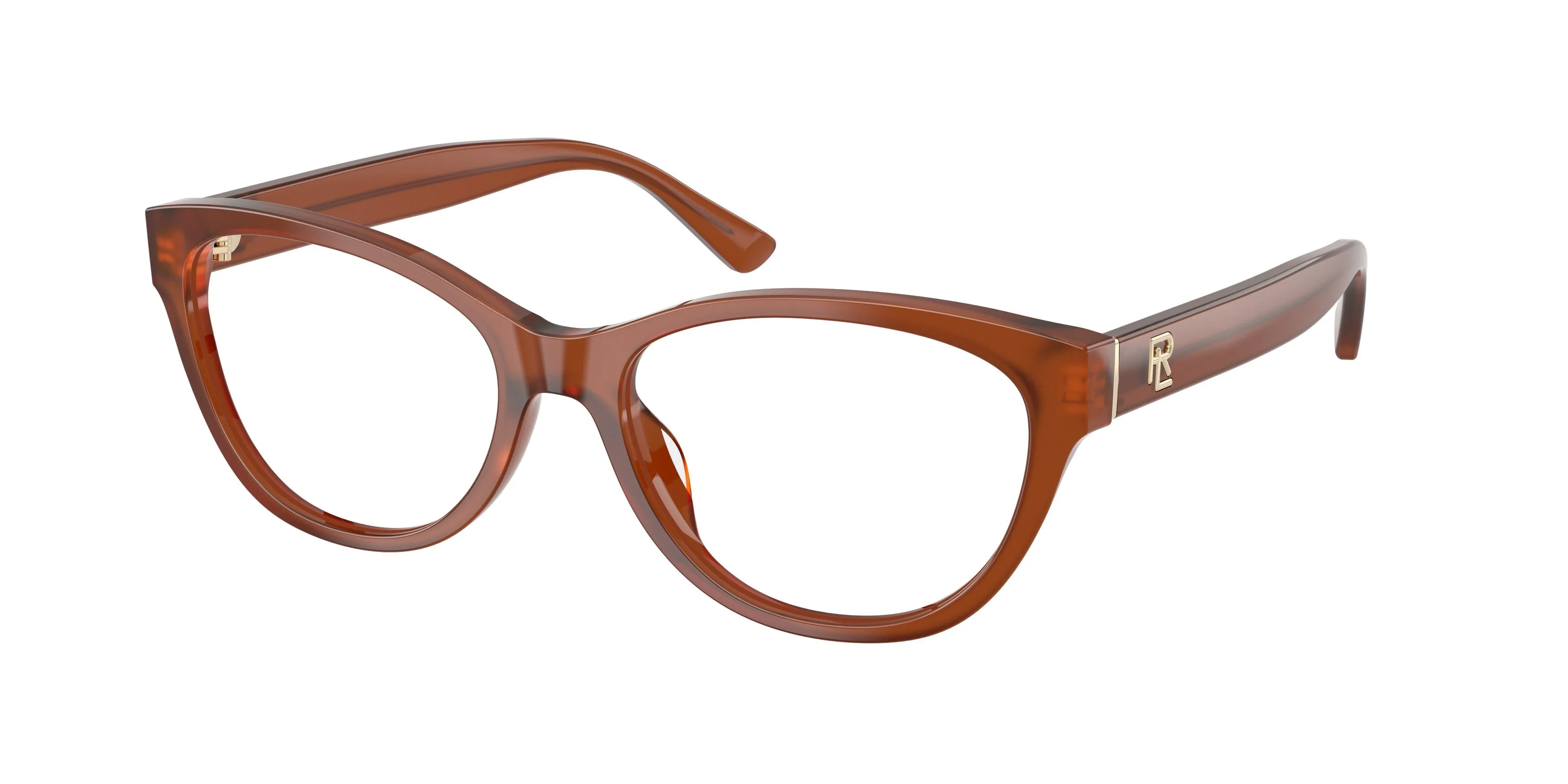 Ralph Lauren RL6262U 6306 Montature da vista Acetato Marrone Trasparente Farfalla Normale - immagine 1