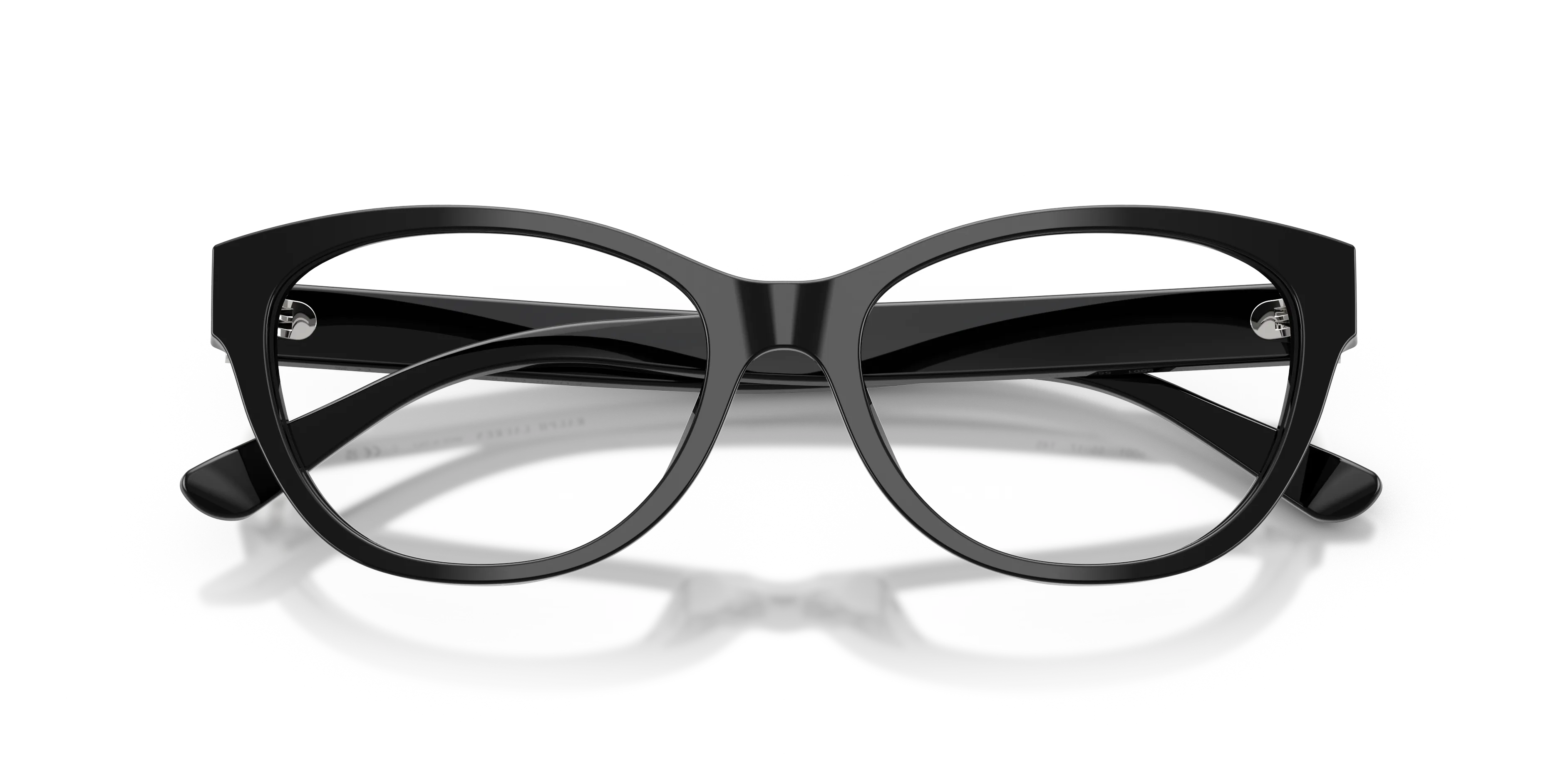 Ralph Lauren RL6262U 5001 Montature da vista Acetato Nero Trasparente Farfalla Normale - immagine 2