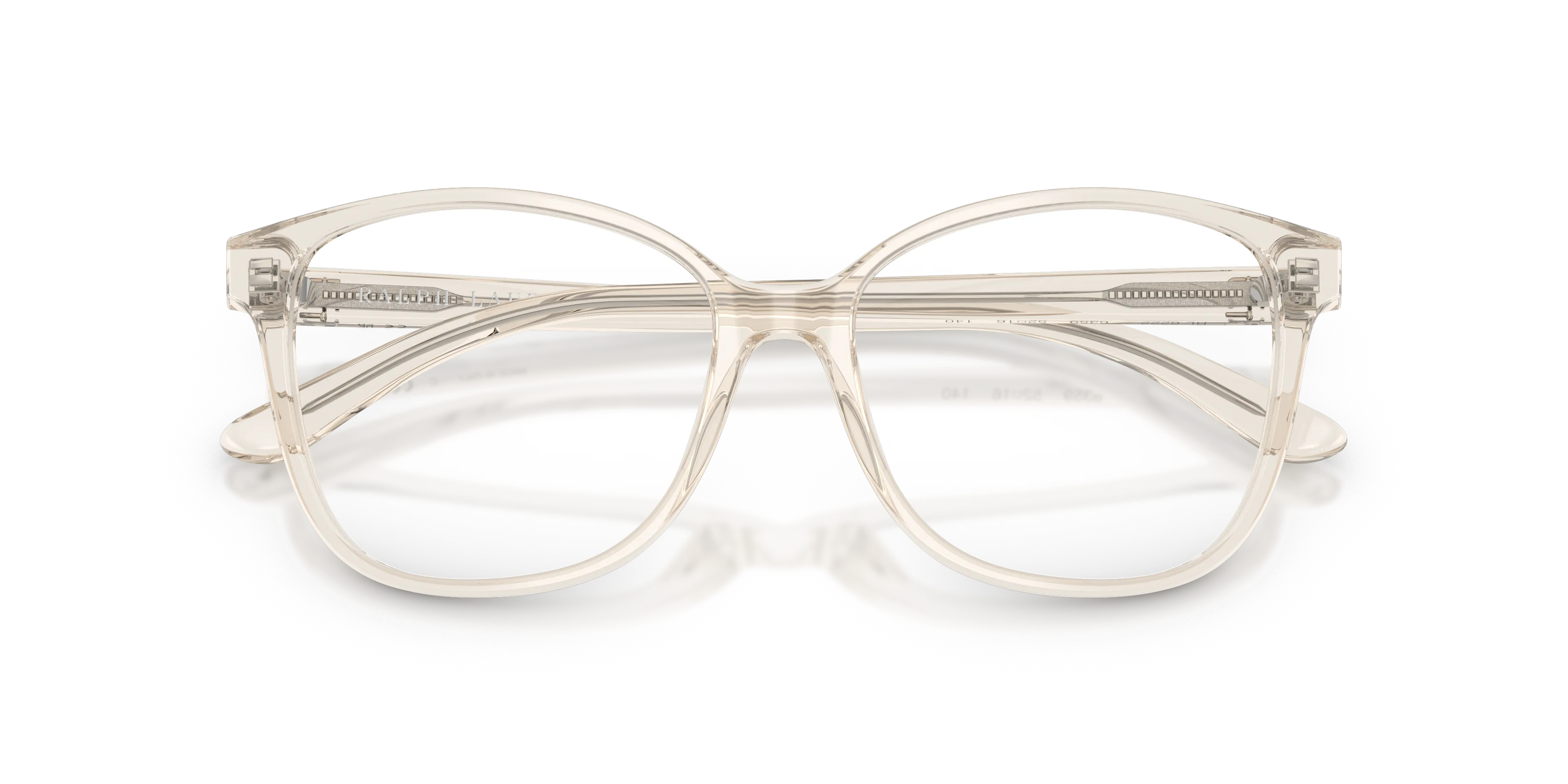 Ralph Lauren RL6222 6359 Montature da vista Acetato Marrone Trasparente Cat Eye Normale - immagine 2