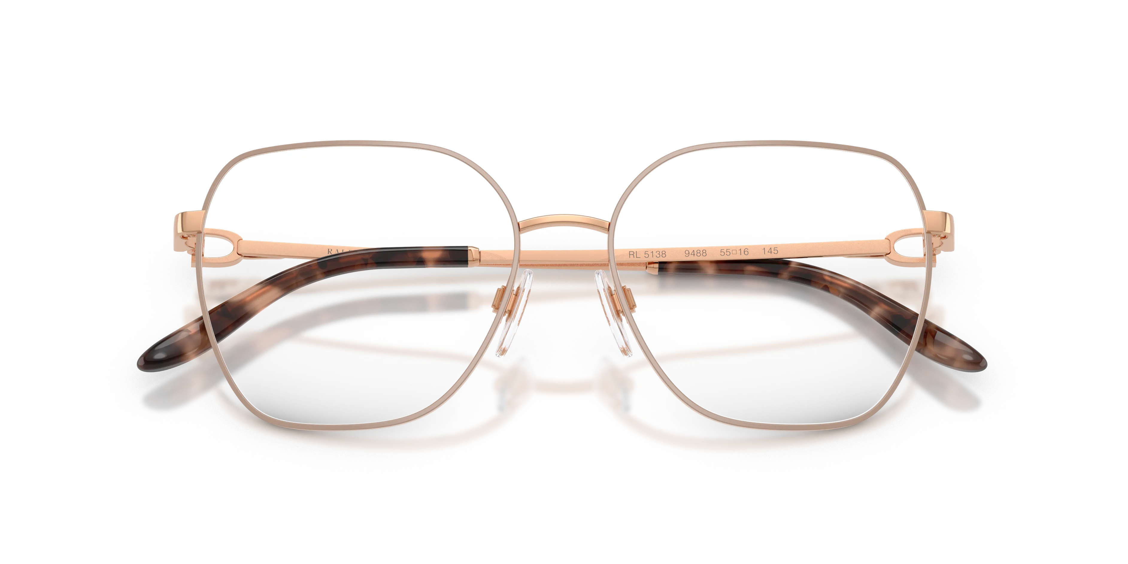 Ralph Lauren RL5138 9488 Montature da vista Metallo Rosa Trasparente Squadrata Normale - immagine 2