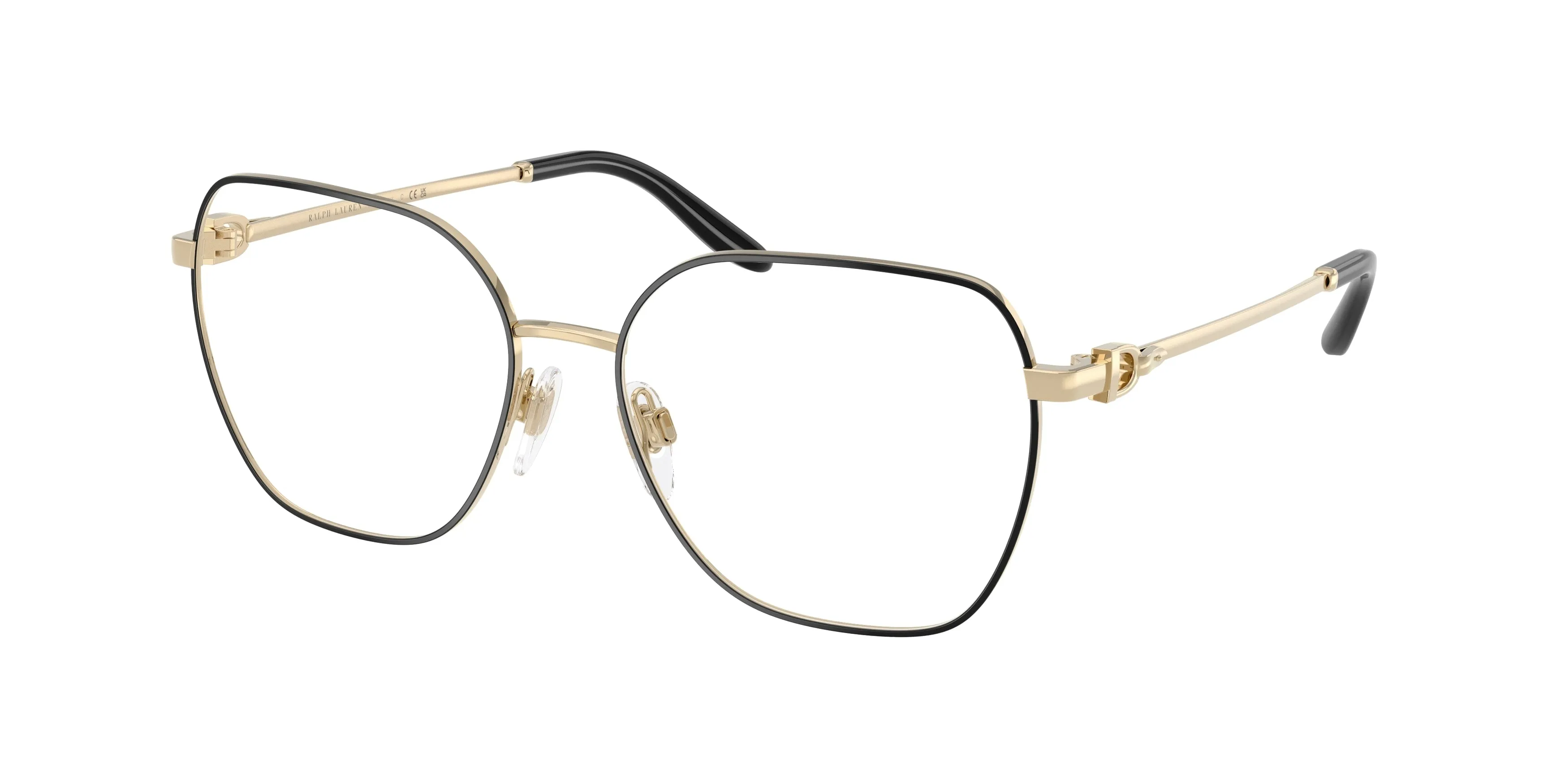 Ralph Lauren RL5138 9398 Montature da vista Metallo Nero Trasparente Squadrata Normale - immagine 1