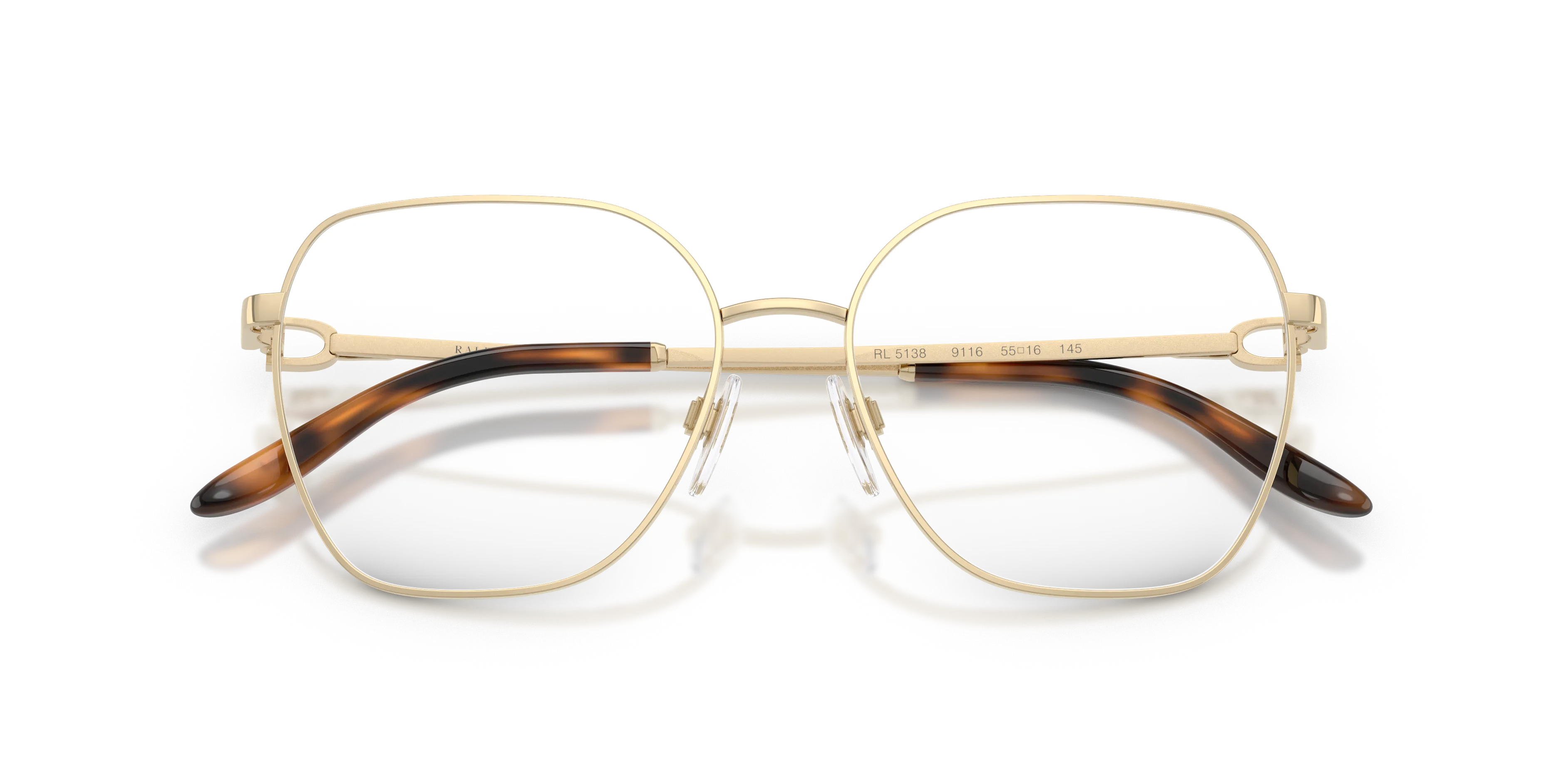 Ralph Lauren RL5138 9116 Montature da vista Metallo Oro Trasparente Squadrata Normale - immagine 2